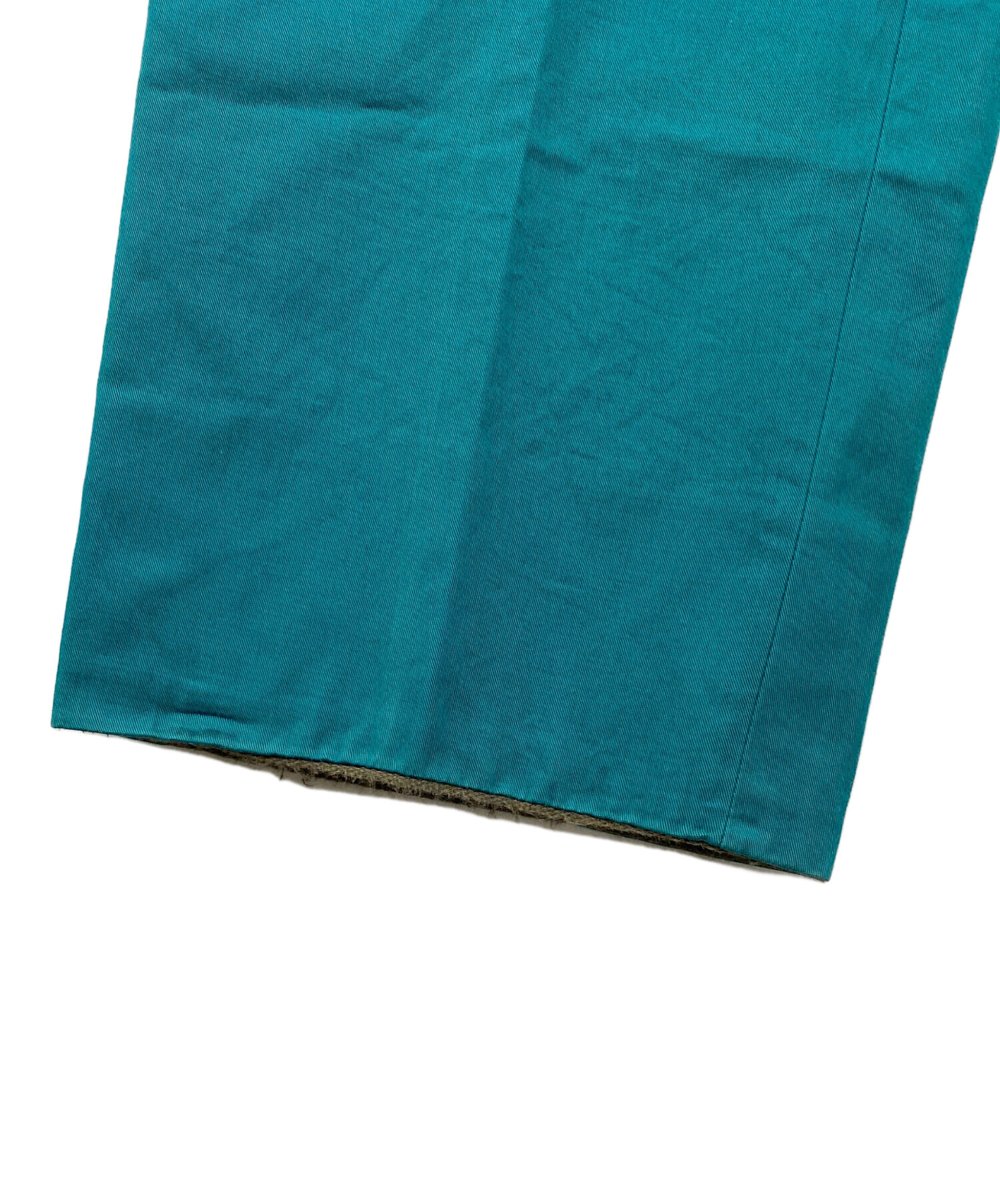 中古・古着通販】HERMES (エルメス) ワイドパンツ エメラルドグリーン