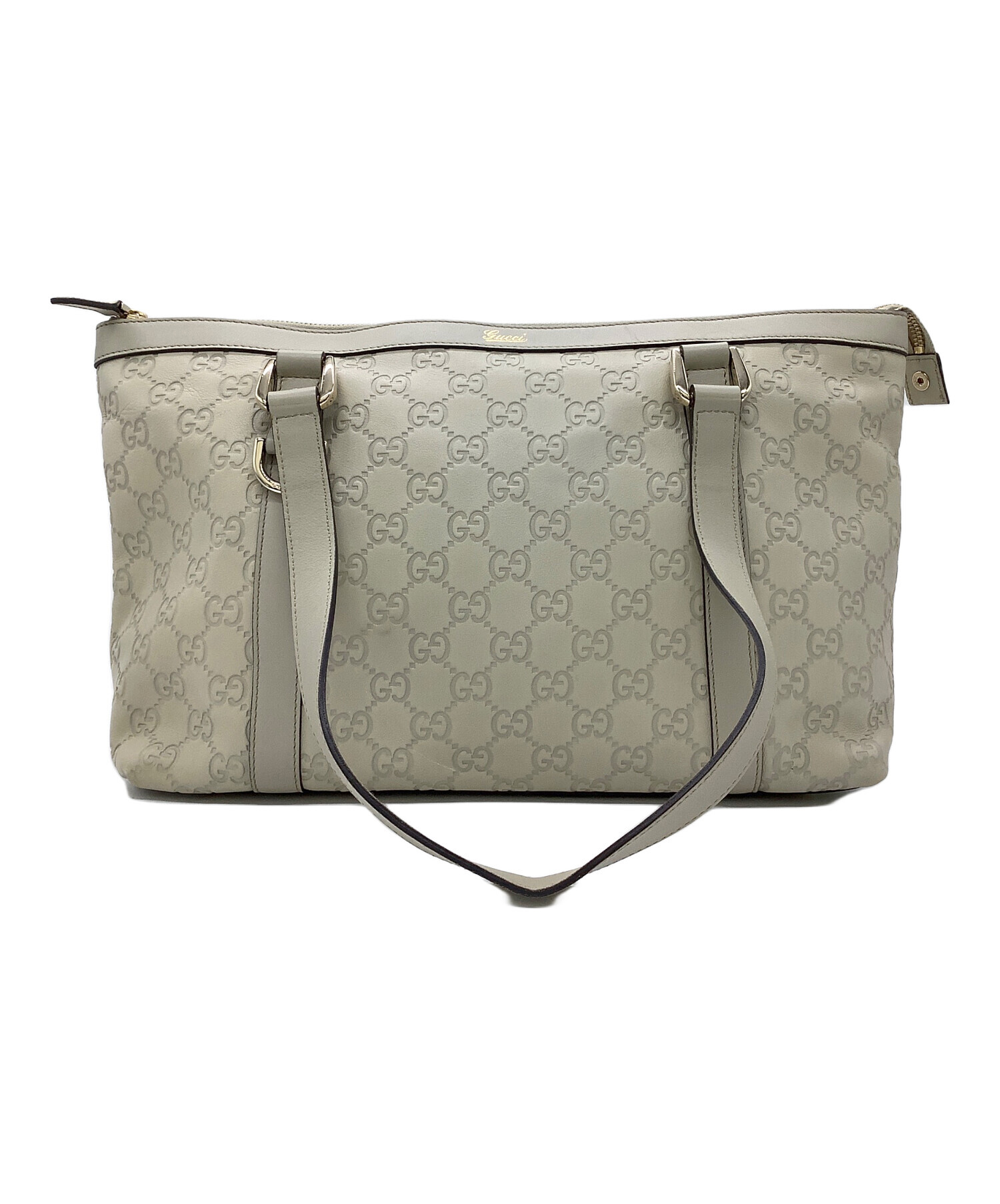中古・古着通販】GUCCI (グッチ) ハンドバッグ アイボリー 中古・古着通販】GUCCI (グッチ) ハンドバッグ アイボリー