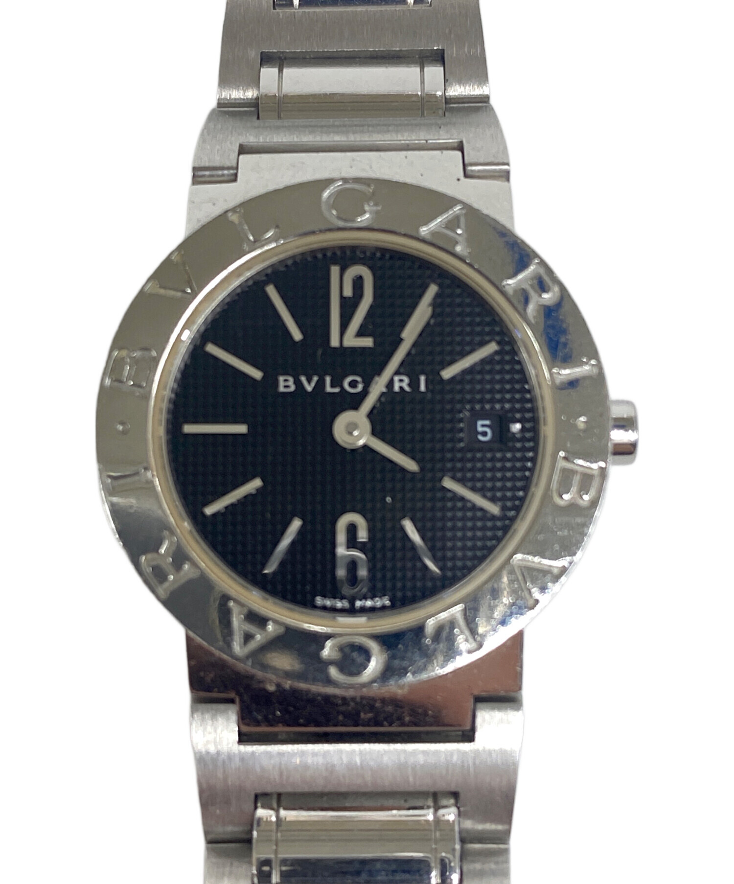 中古・古着通販】BVLGARI (ブルガリ) 腕時計 ブラック｜ブランド・古着