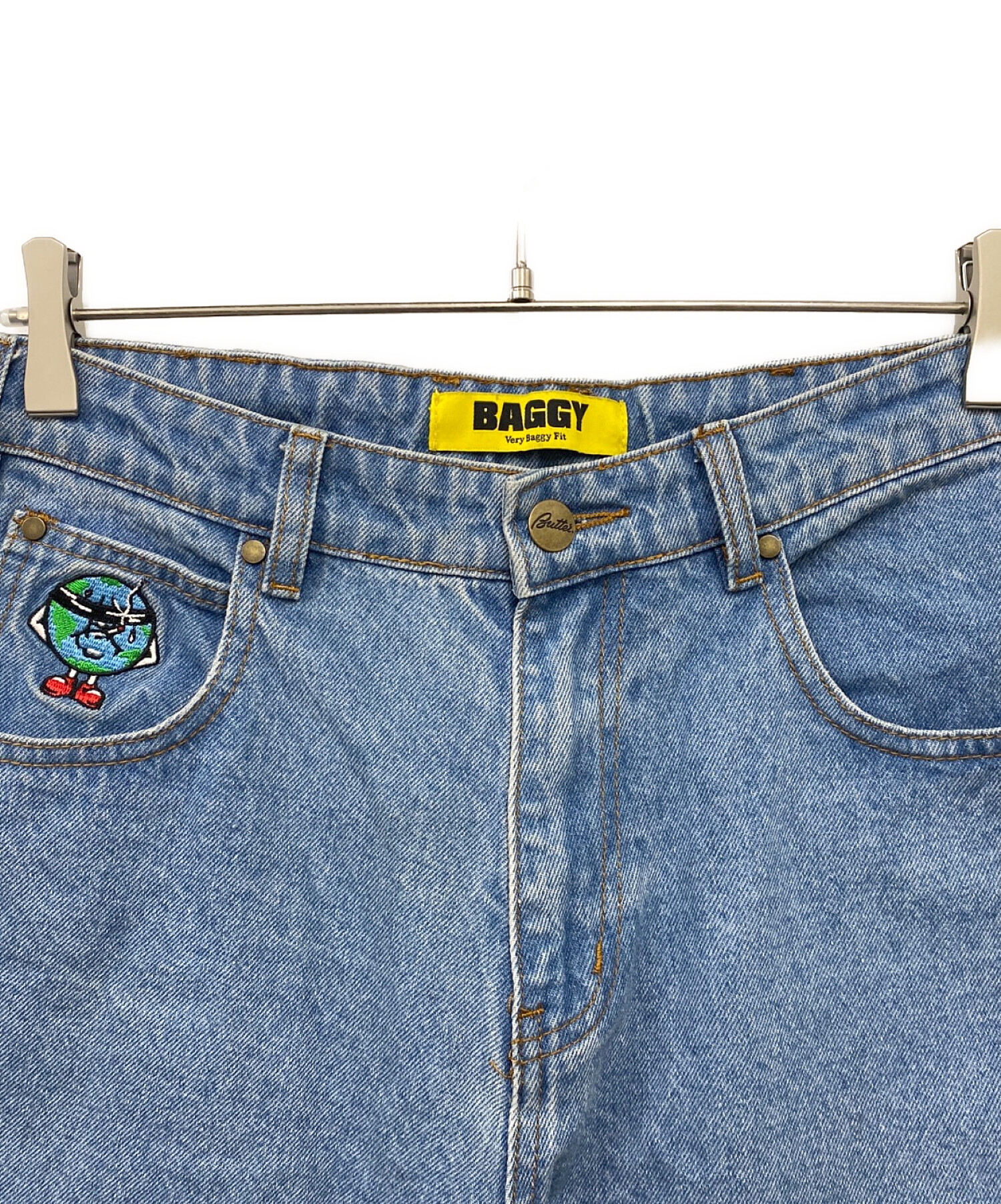 中古・古着通販】butter (バター) デニムパンツ インディゴ