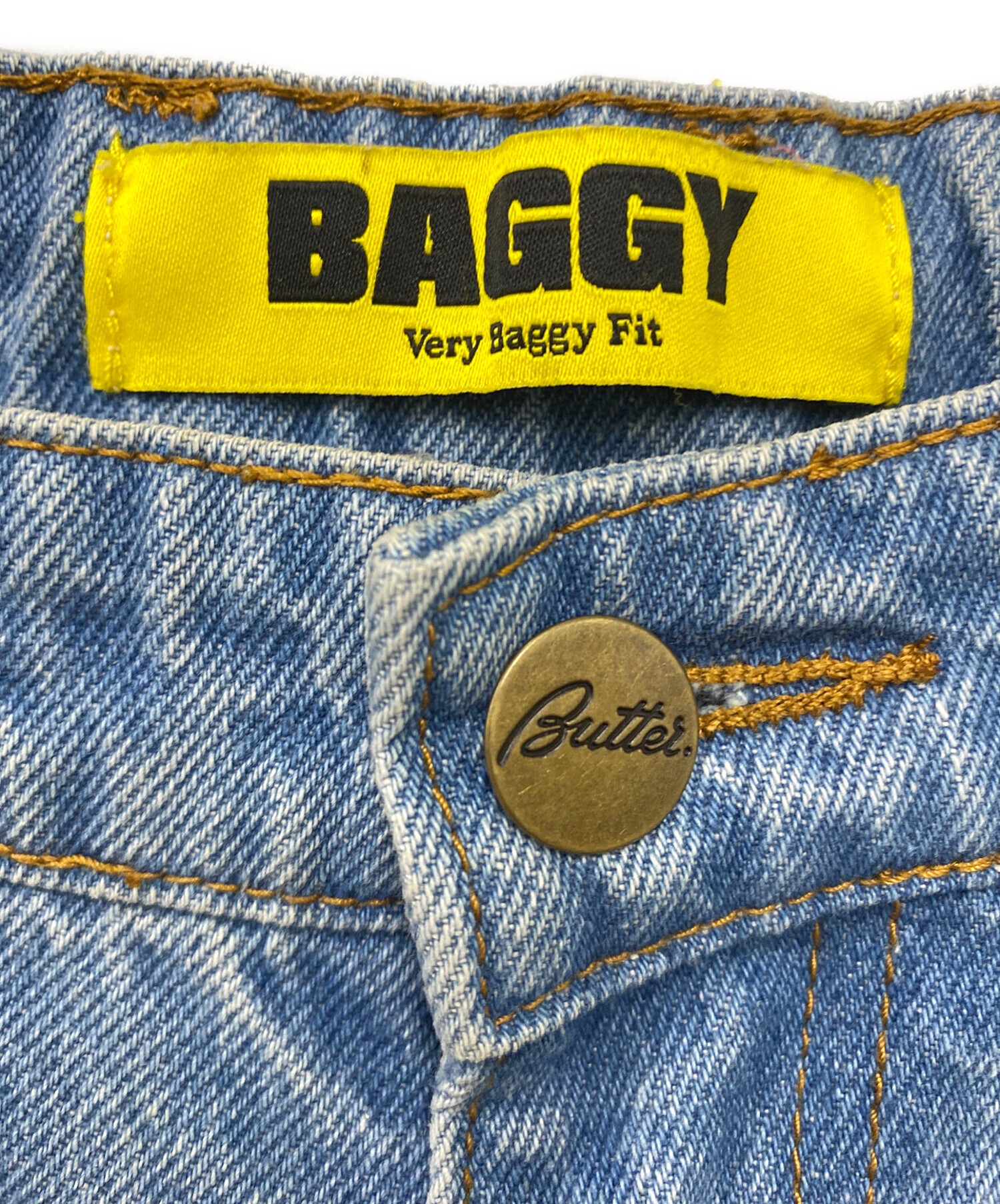 k*a様 ☆最終価格☆【新品未使用】  バターディ 中古・古着通販】butter (バター) デニムパンツ インディゴ