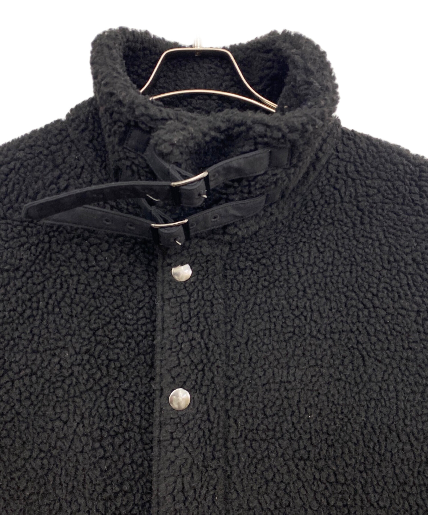 中古・古着通販】EZUMI (エズミ) ボアコート ブラック サイズ:S