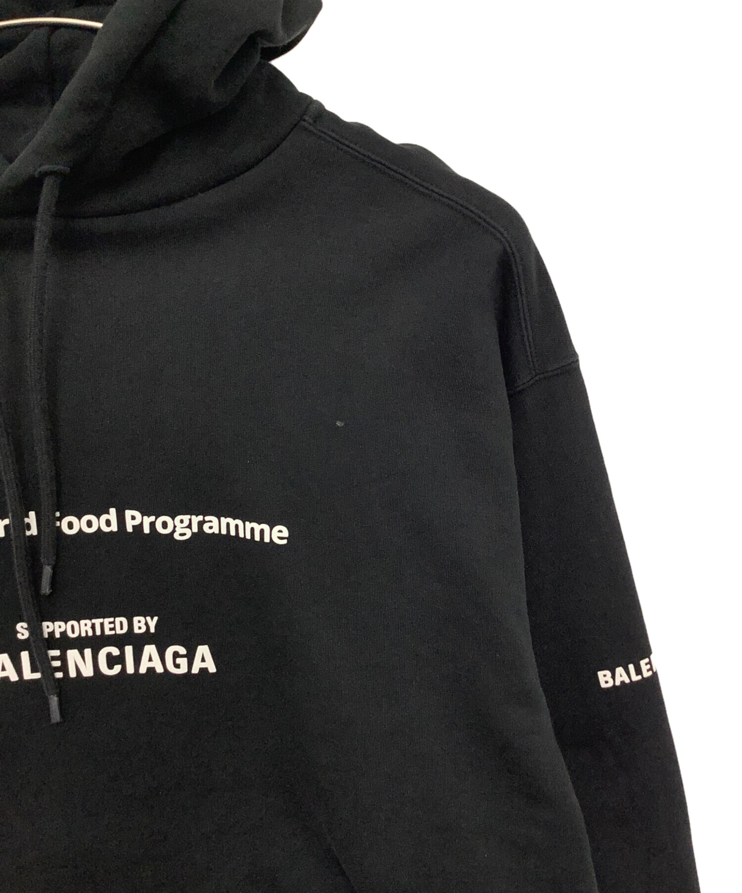 BALENCIAGA パーカー　バレンシアガ　パーカー　WFP ブラック 中古・古着通販】BALENCIAGA (バレンシアガ) WFP プルオーバー