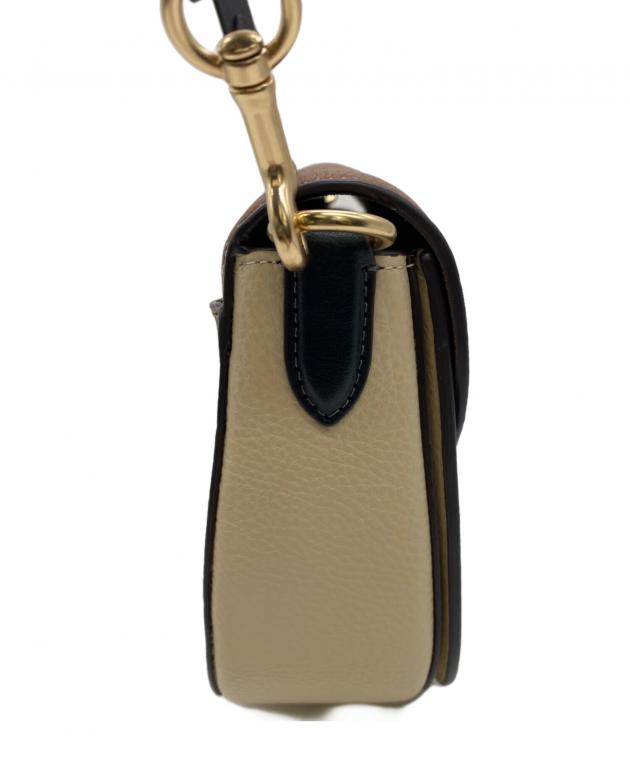 中古・古着通販】COACH (コーチ) ショルダーバッグ ブラウン×ベージュ