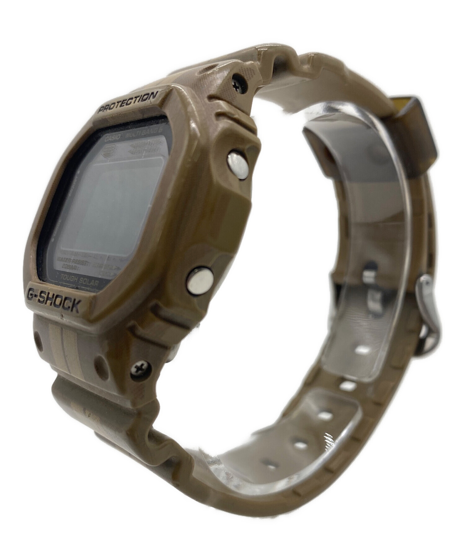 稼働品 CASIO G-SHOCK メンズ腕時計 デジタル サンドベージュ 中古・古着通販】CASIO (カシオ) G-SHOCKデジタルウォッチ｜ブランド