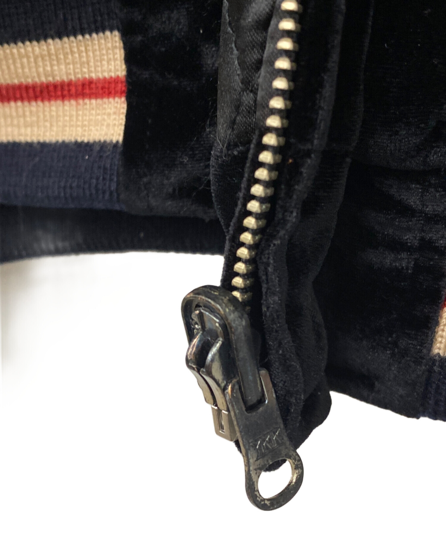 中古・古着通販】TEDMAN (テッドマン) ベロアスカジャン ブラック