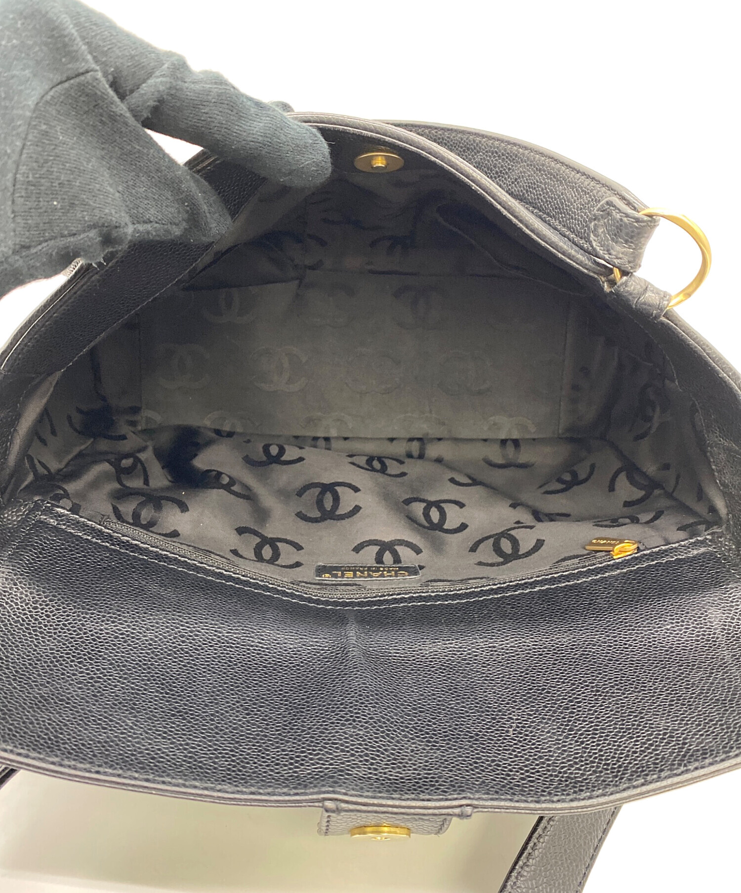中古・古着通販】CHANEL (シャネル) トートバッグ ブラック｜ブランド