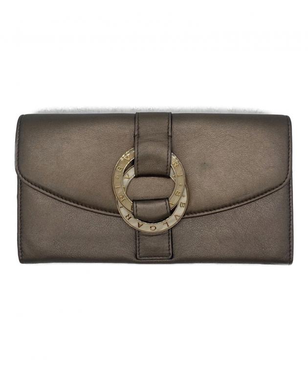 中古・古着通販】BVLGARI (ブルガリ) 長財布 カーキ|ブランド・古着 中古・古着通販】BVLGARI (ブルガリ) 長財布 カーキ|ブランド・古着