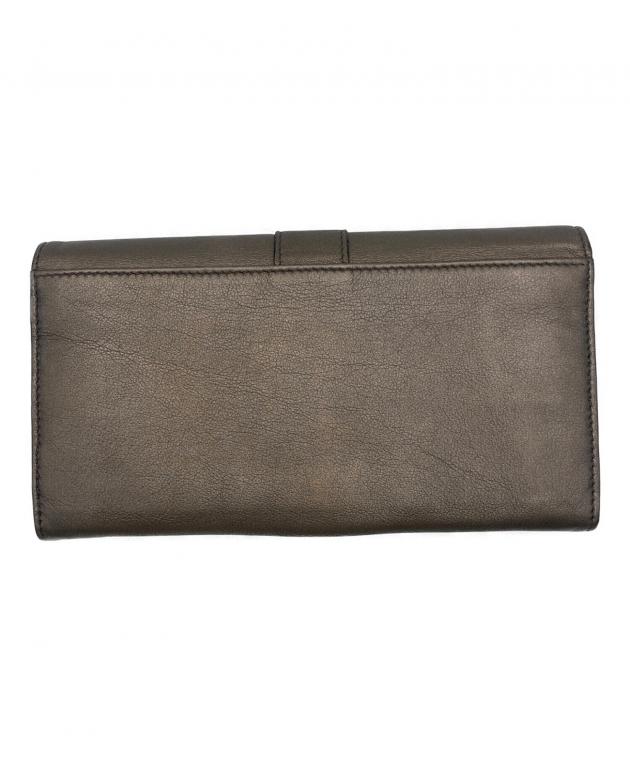 中古・古着通販】BVLGARI (ブルガリ) 長財布 カーキ｜ブランド・古着