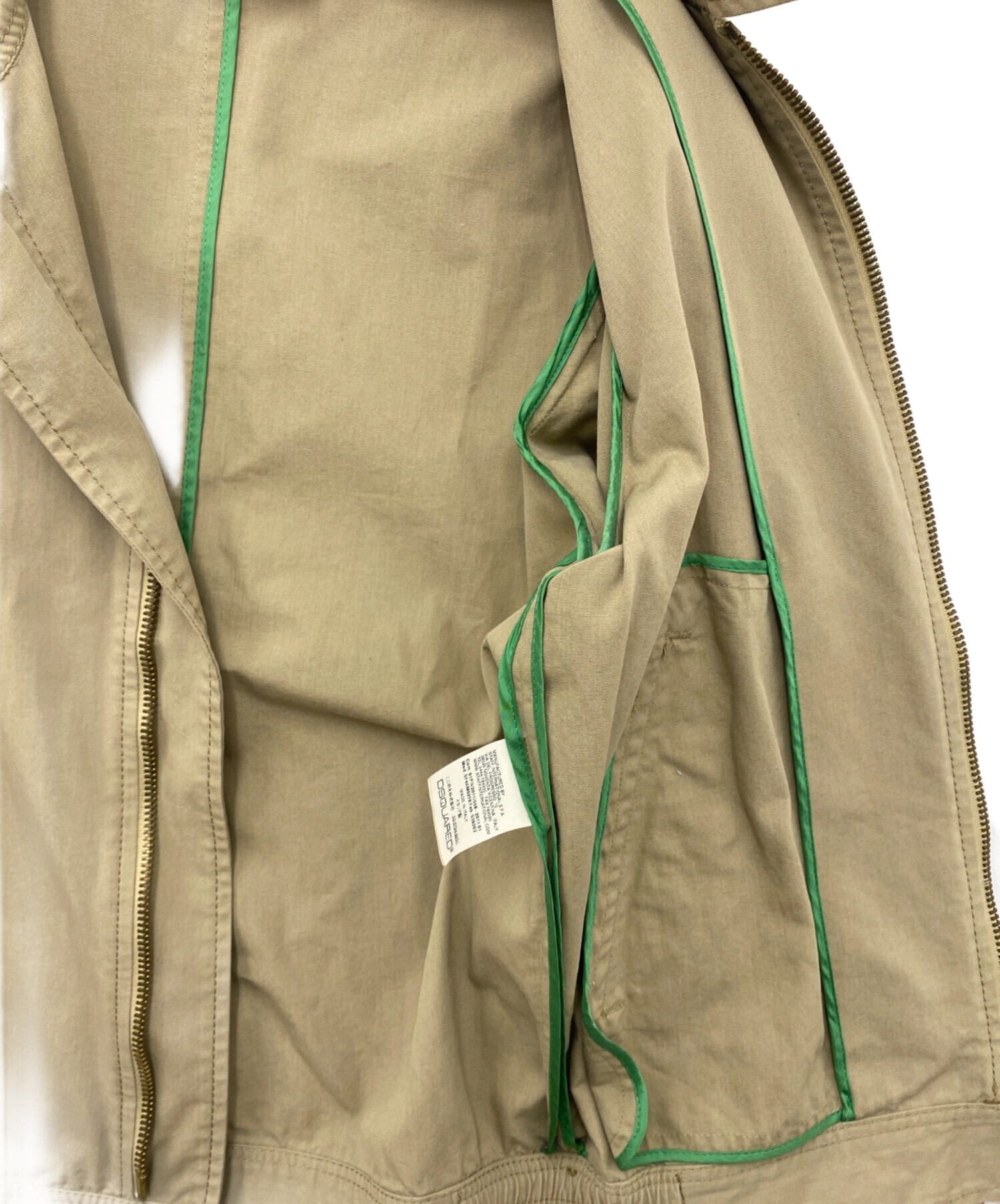 中古・古着通販】DSQUARED2 (ディースクエアード) ジャケット ベージュ