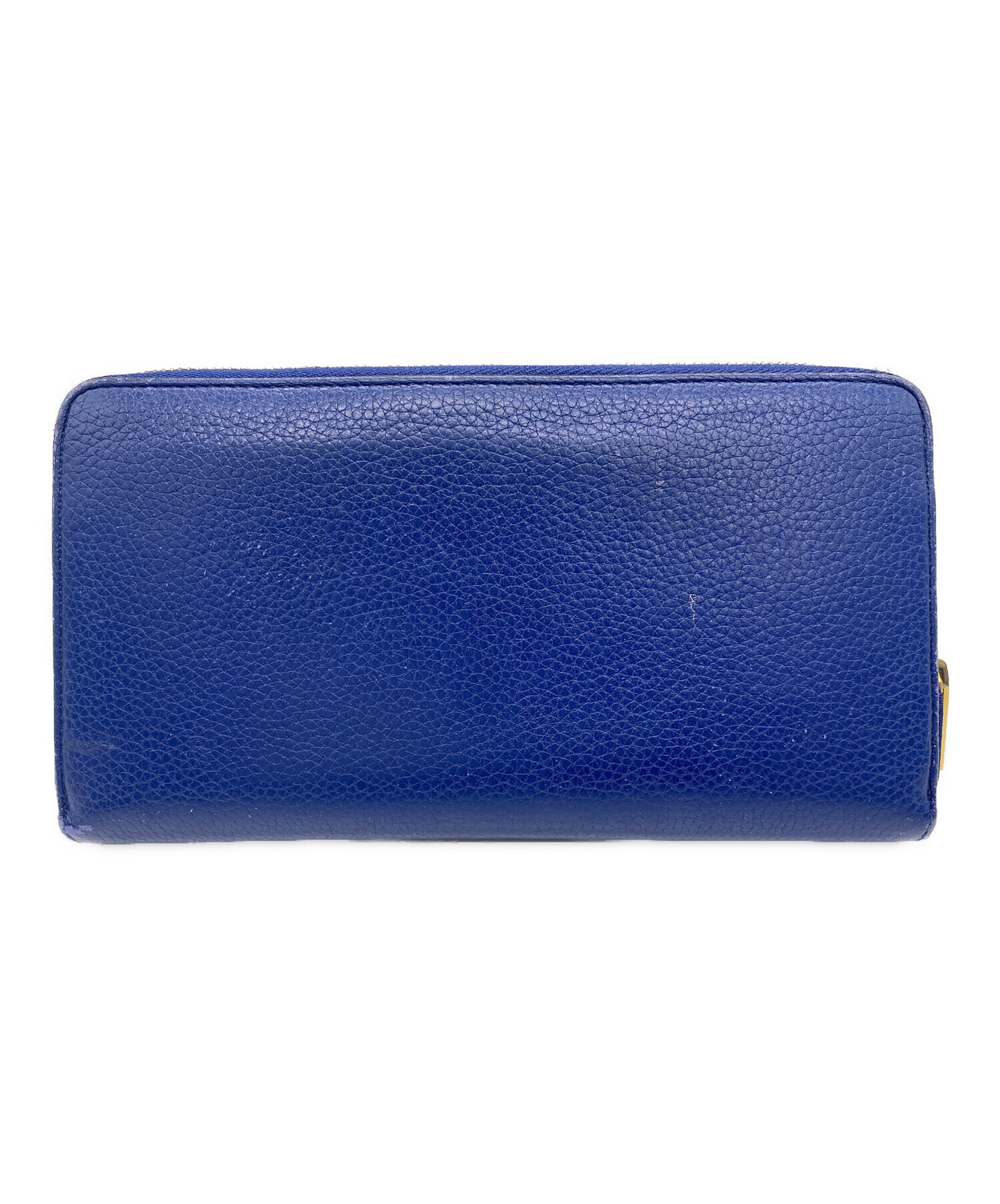 中古・古着通販】CELINE (セリーヌ) ラウンドファスナー財布 ブルー