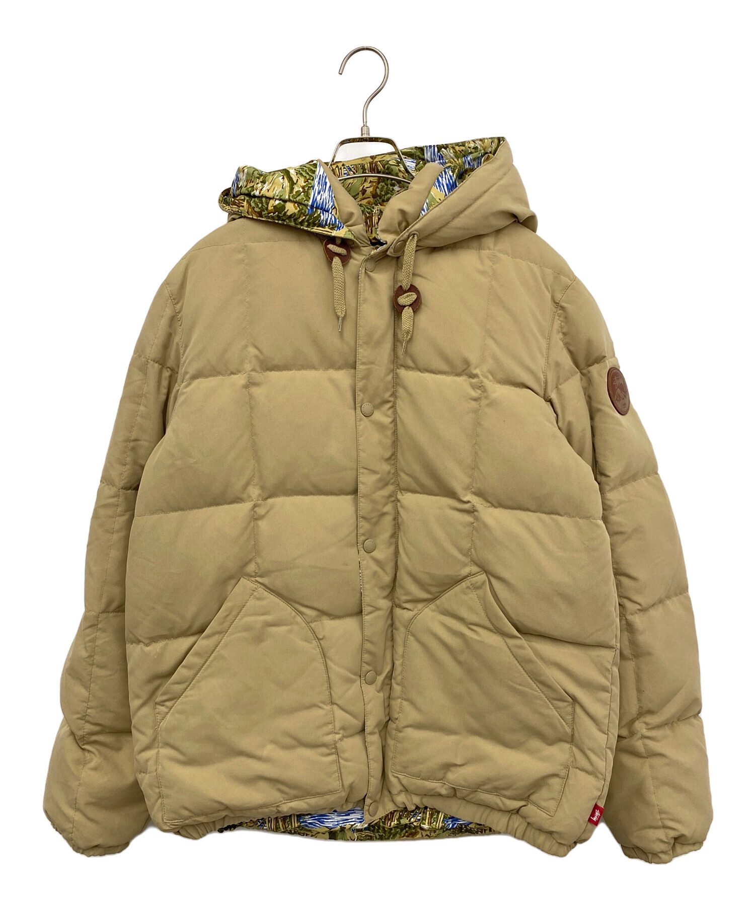 中古・古着通販】stussy (ステューシー) 中綿ジャケット ベージュ