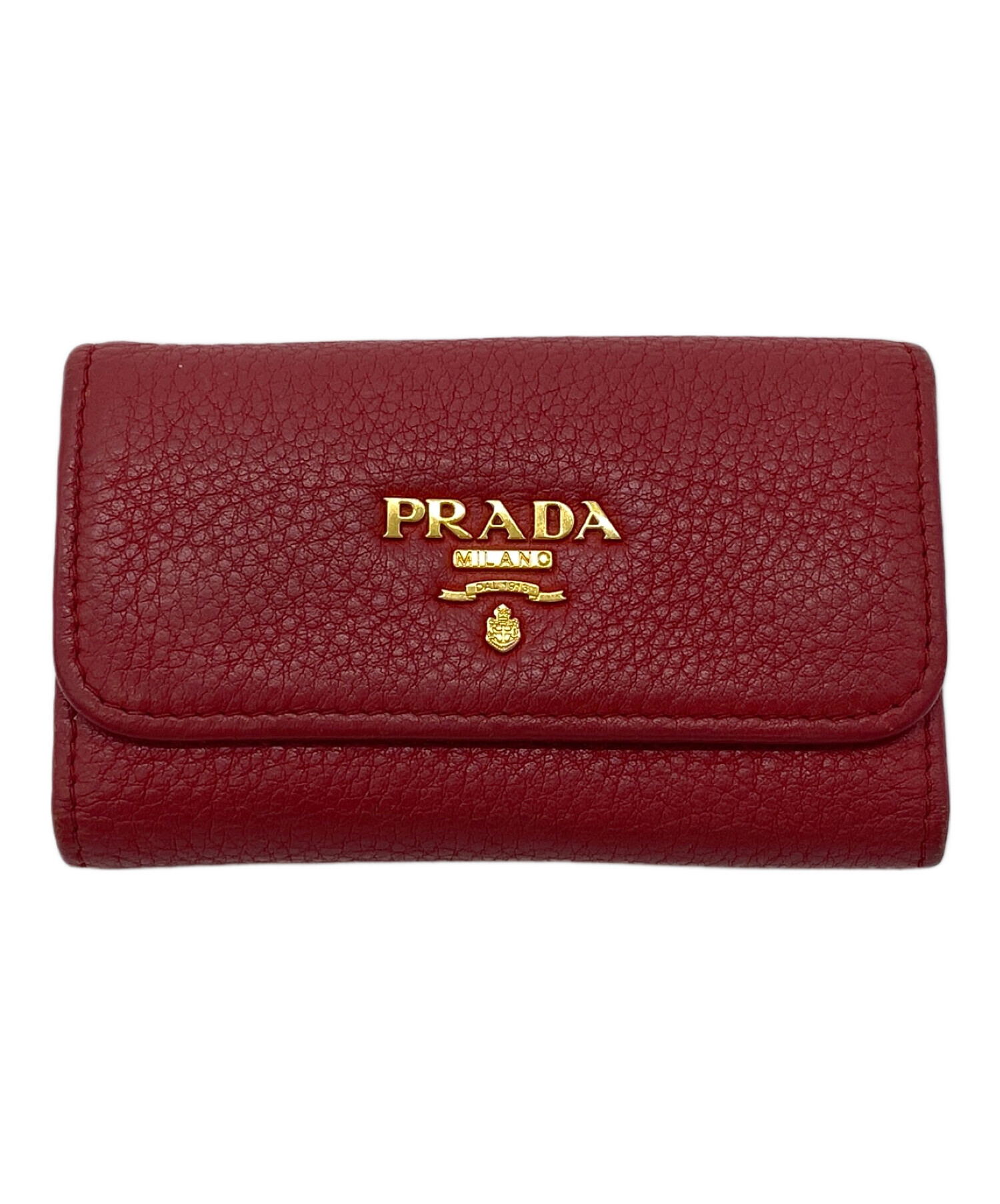 中古・古着通販】PRADA (プラダ) キーケース レッド｜ブランド・古着
