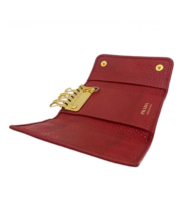 中古・古着通販】PRADA (プラダ) キーケース レッド｜ブランド・古着