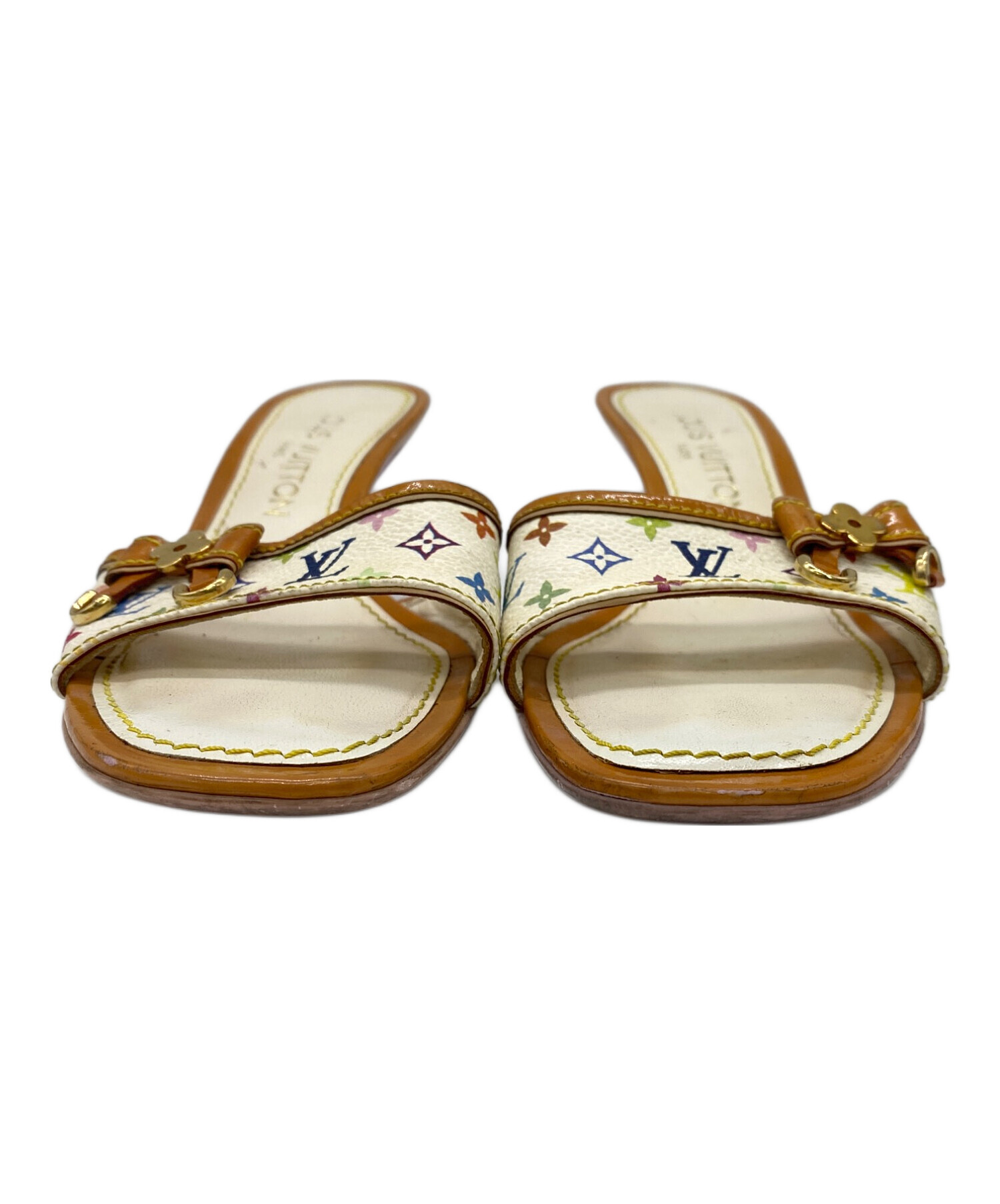 中古・古着通販】LOUIS VUITTON (ルイ ヴィトン) サンダル ベージュ