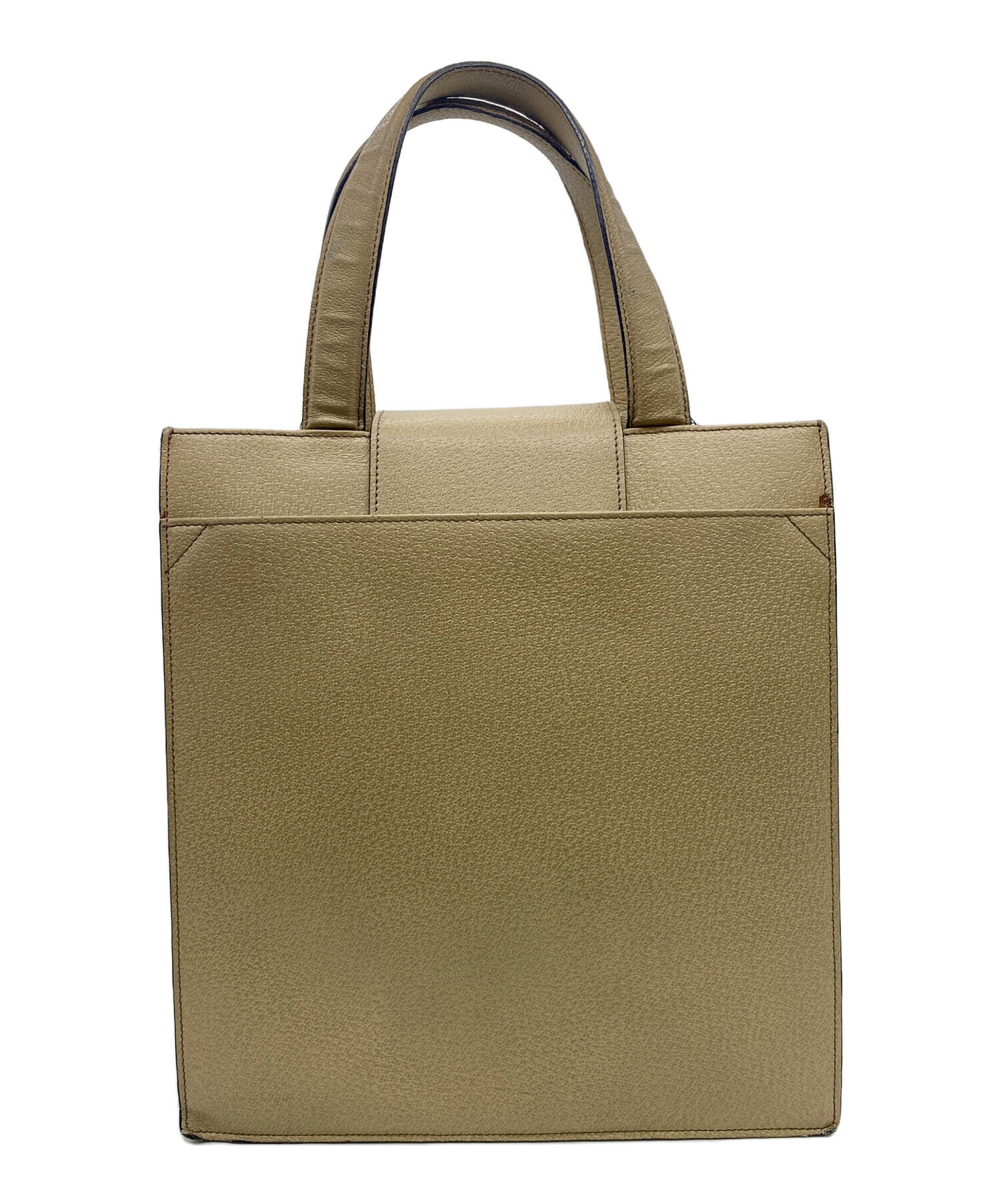 中古・古着通販】BVLGARI (ブルガリ) トートバッグ ベージュ｜ブランド 
