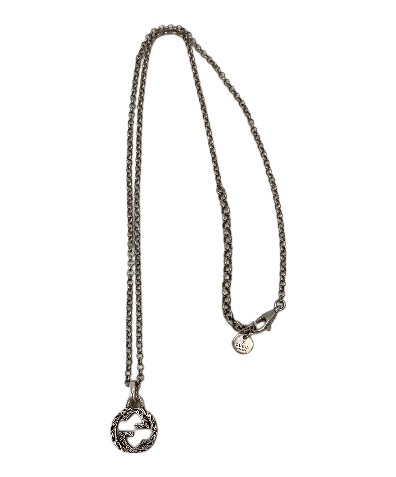 GUCCI シルバー ネックレス 中古・古着通販】GUCCI (グッチ) シルバーネックレス｜ブランド