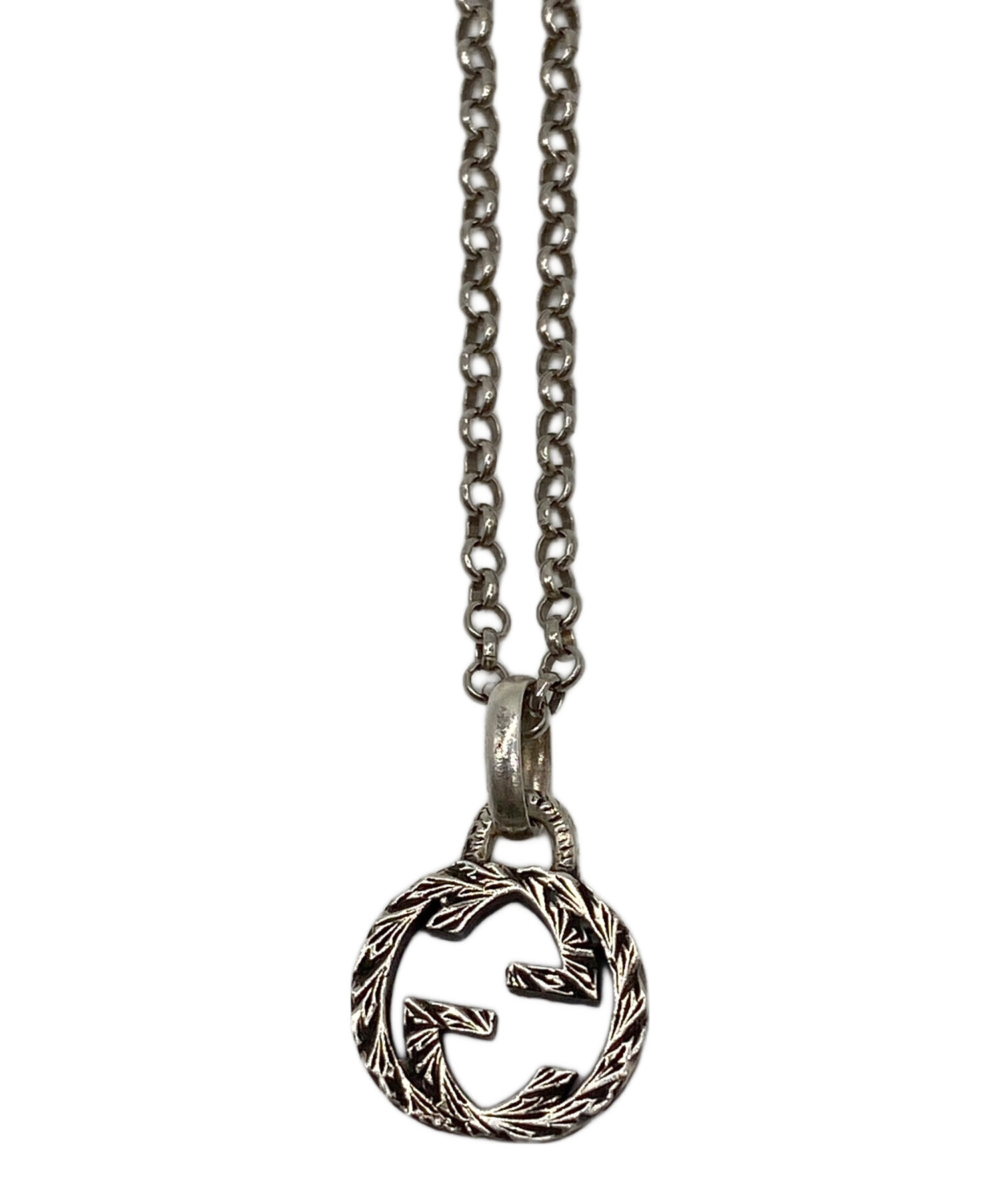 中古・古着通販】GUCCI (グッチ) シルバーネックレス｜ブランド・古着