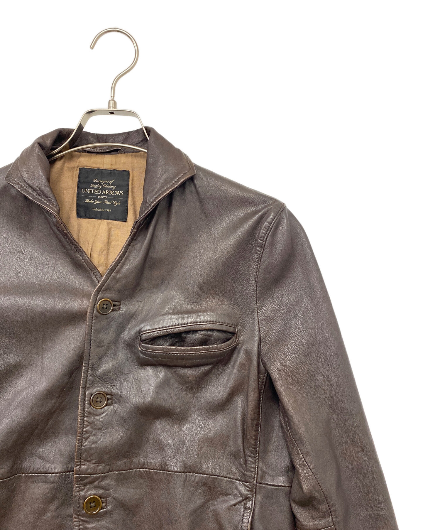 中古・古着通販】UNITED ARROWS (ユナイテッドアローズ) レザー
