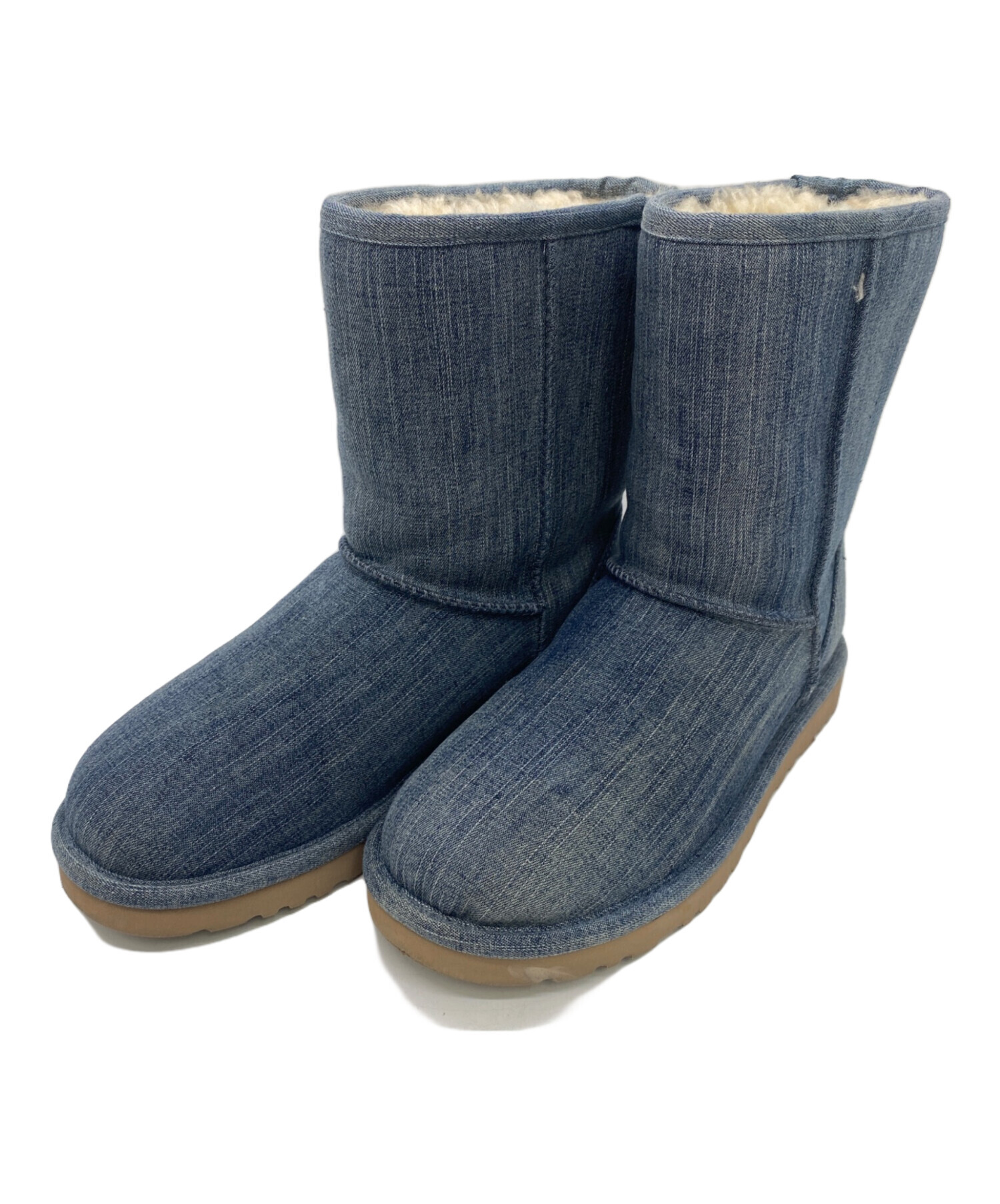 美品♡UGG W CLASSIC SERAPE 24cm 中古・古着通販】UGG (アグ) CLASSIC MINI SERAPE インディゴ サイズ