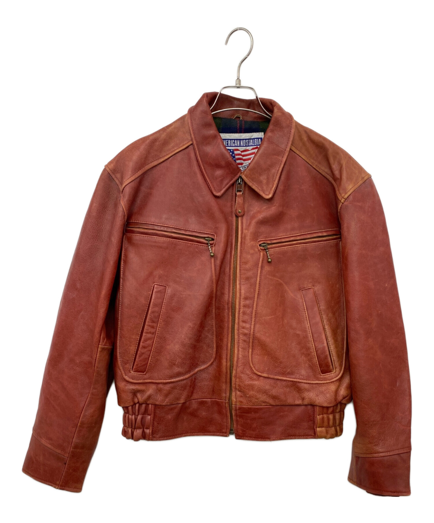 中古・古着通販】AMERICAN NOSTALGIA (アメリカンノスタルジア) レザー