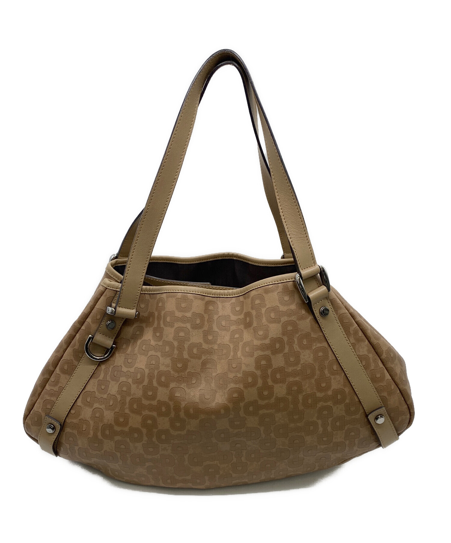 中古・古着通販】GUCCI (グッチ) トートバッグ ベージュ 中古・古着通販】GUCCI (グッチ) トートバッグ ベージュ