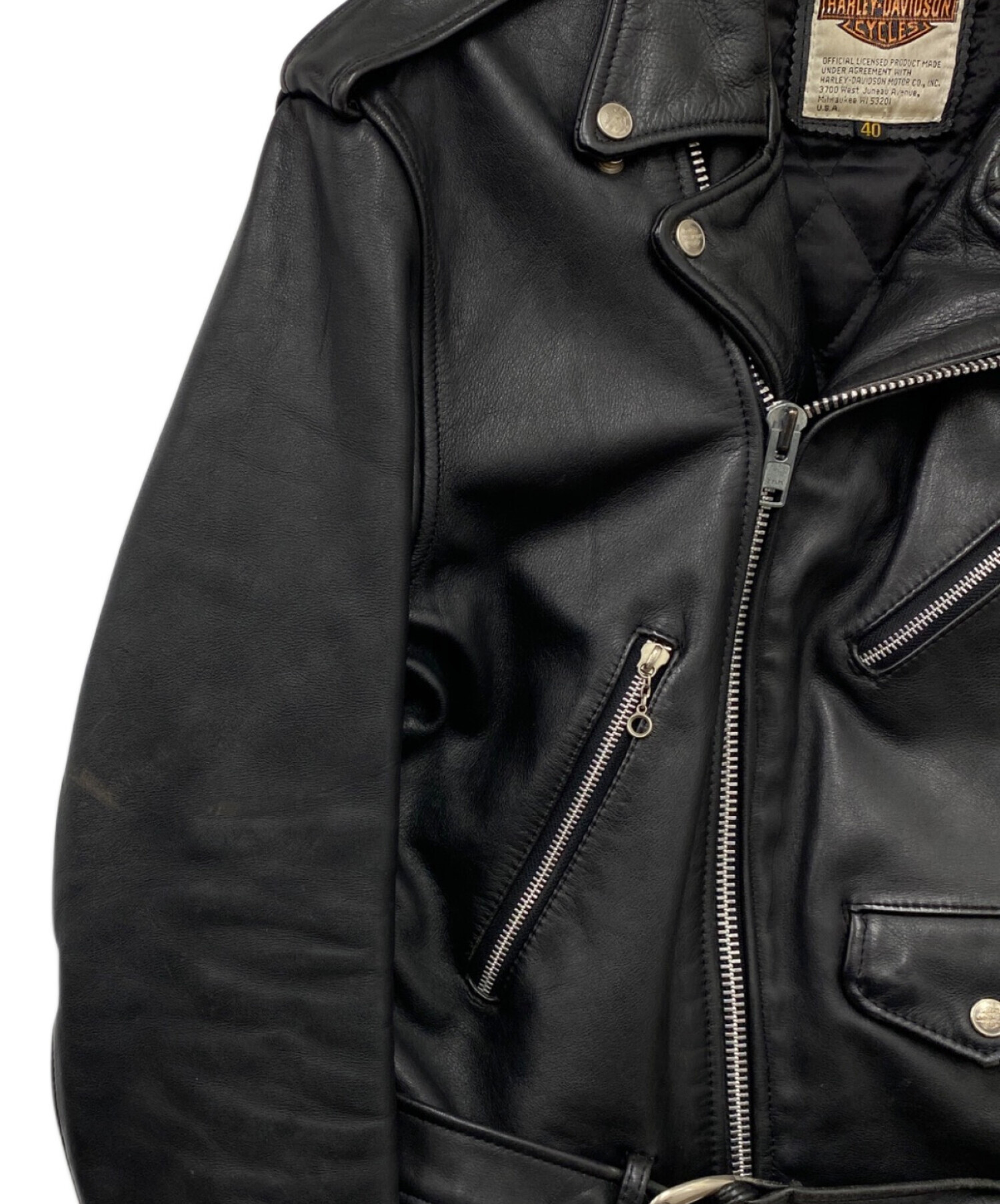 中古・古着通販】HARLEY-DAVIDSON (ハーレーダビッドソン) ダブル 