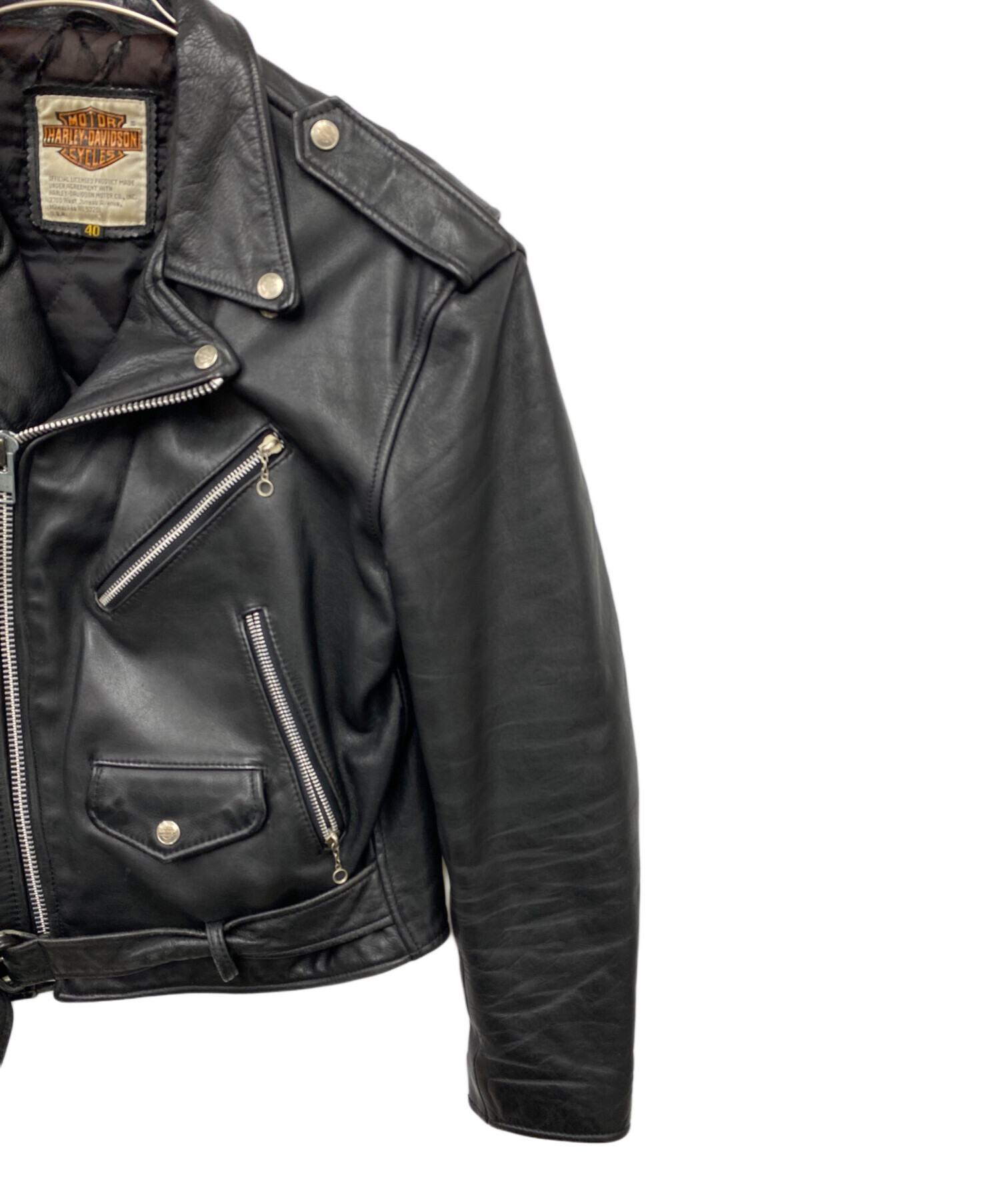 中古・古着通販】HARLEY-DAVIDSON (ハーレーダビッドソン) ダブル 