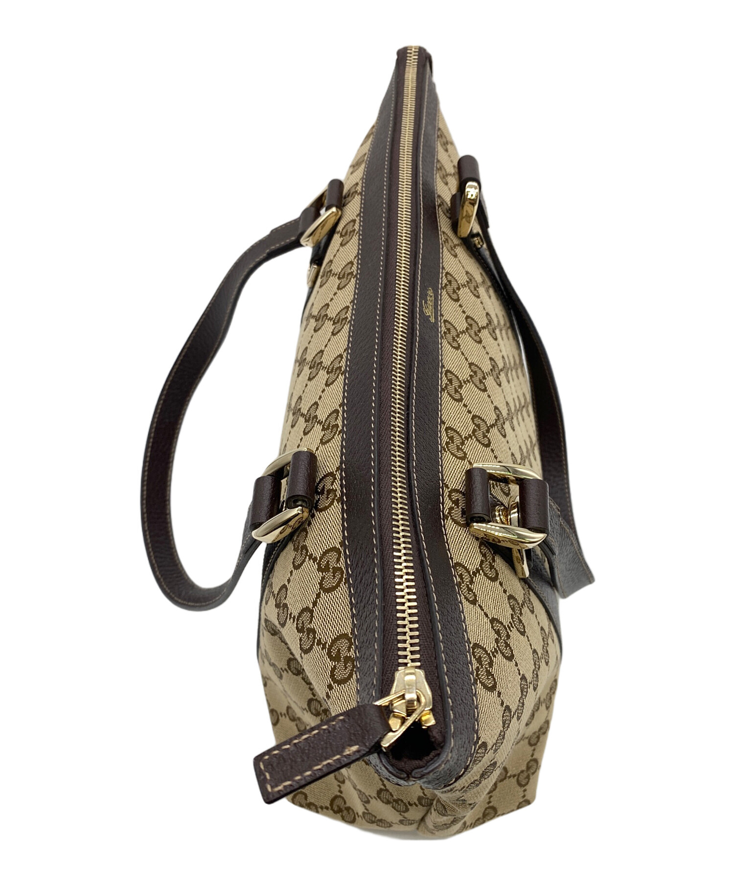 中古・古着通販】GUCCI (グッチ) キャンバストートバッグ ベージュ