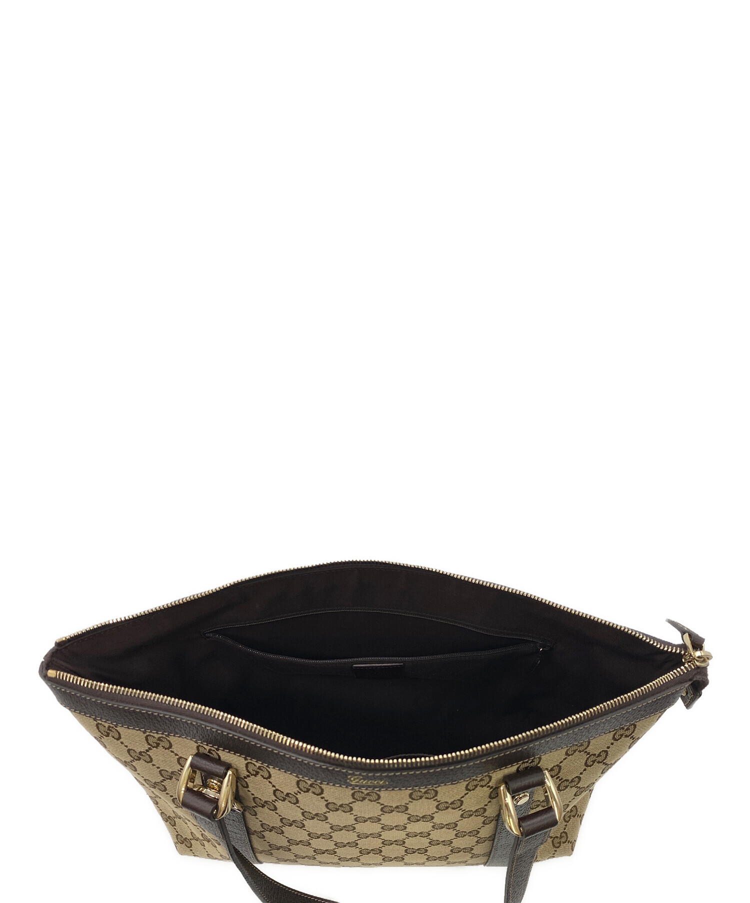 中古・古着通販】GUCCI (グッチ) キャンバストートバッグ ベージュ