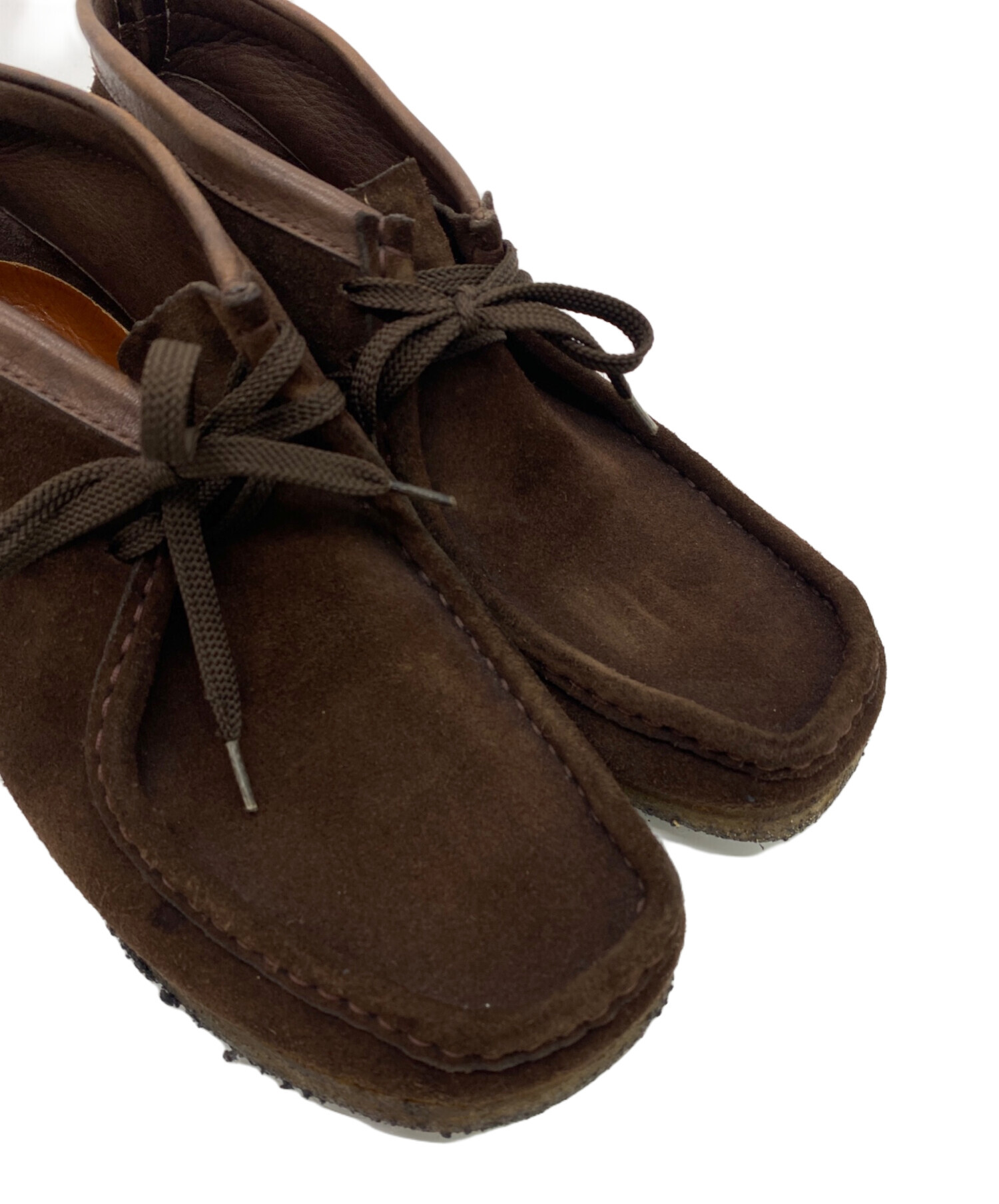 中古・古着通販】CLARKS (クラークス) ワラビーシューズ ブラウン