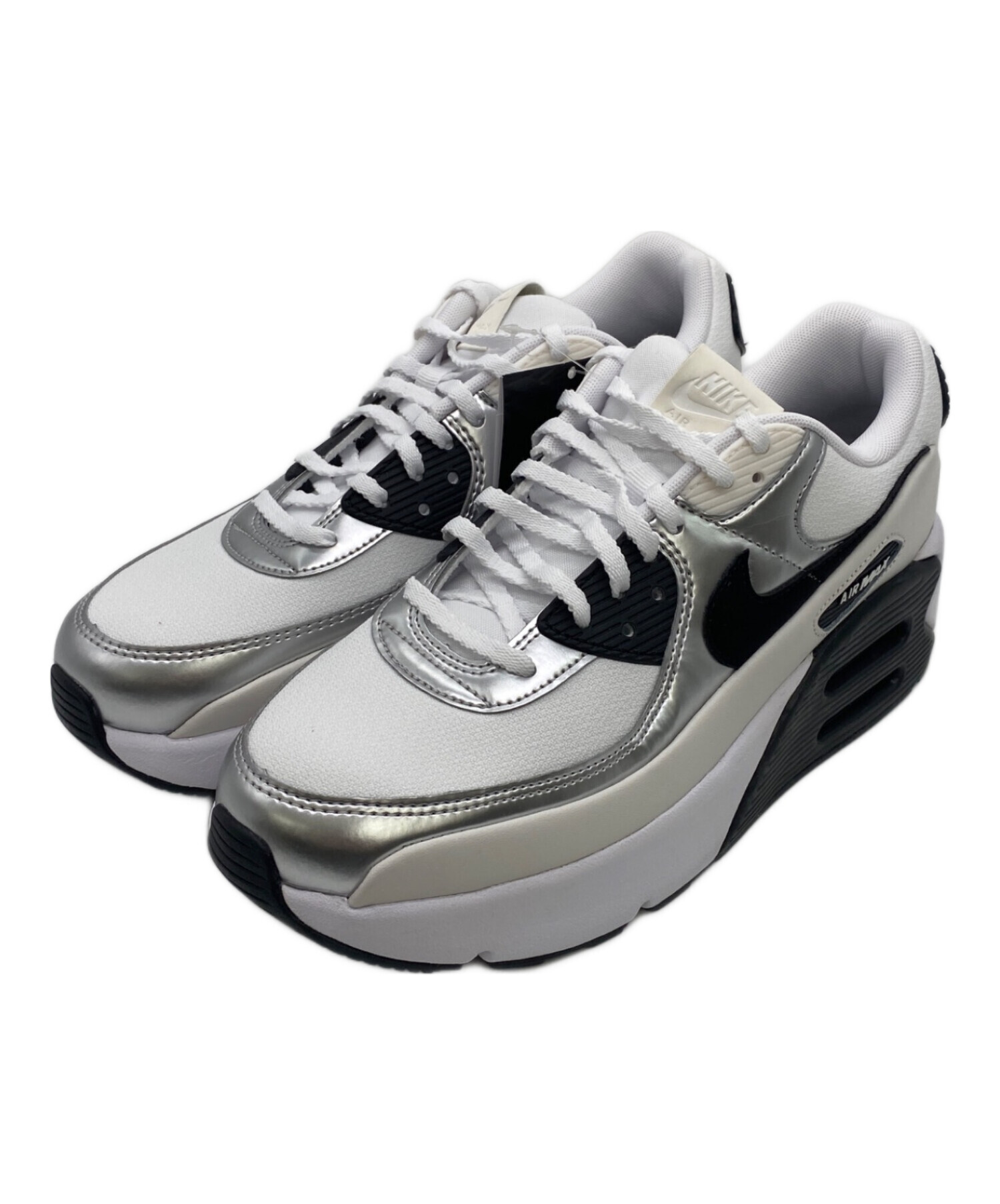 中古・古着通販】NIKE (ナイキ) スニーカー ブラック×ホワイト サイズ