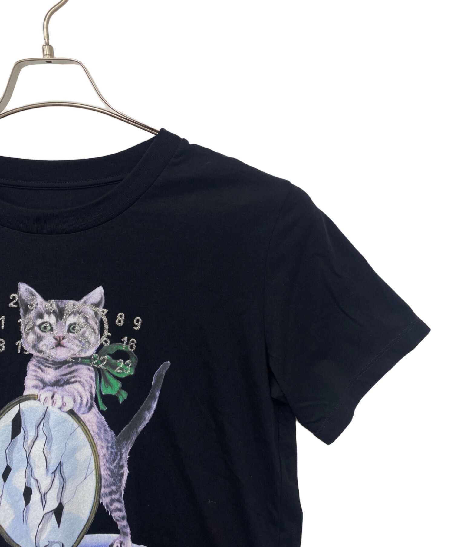 MM6 Maison Margiela(エムエムシックスメゾンマルジェラ) 転写 プリント クルーネックTシャツ レディース import：S 【中古】【ブランド古着バズストア】 中古・古着通販】MM6 Maison Margiela (エムエムシックスメゾン