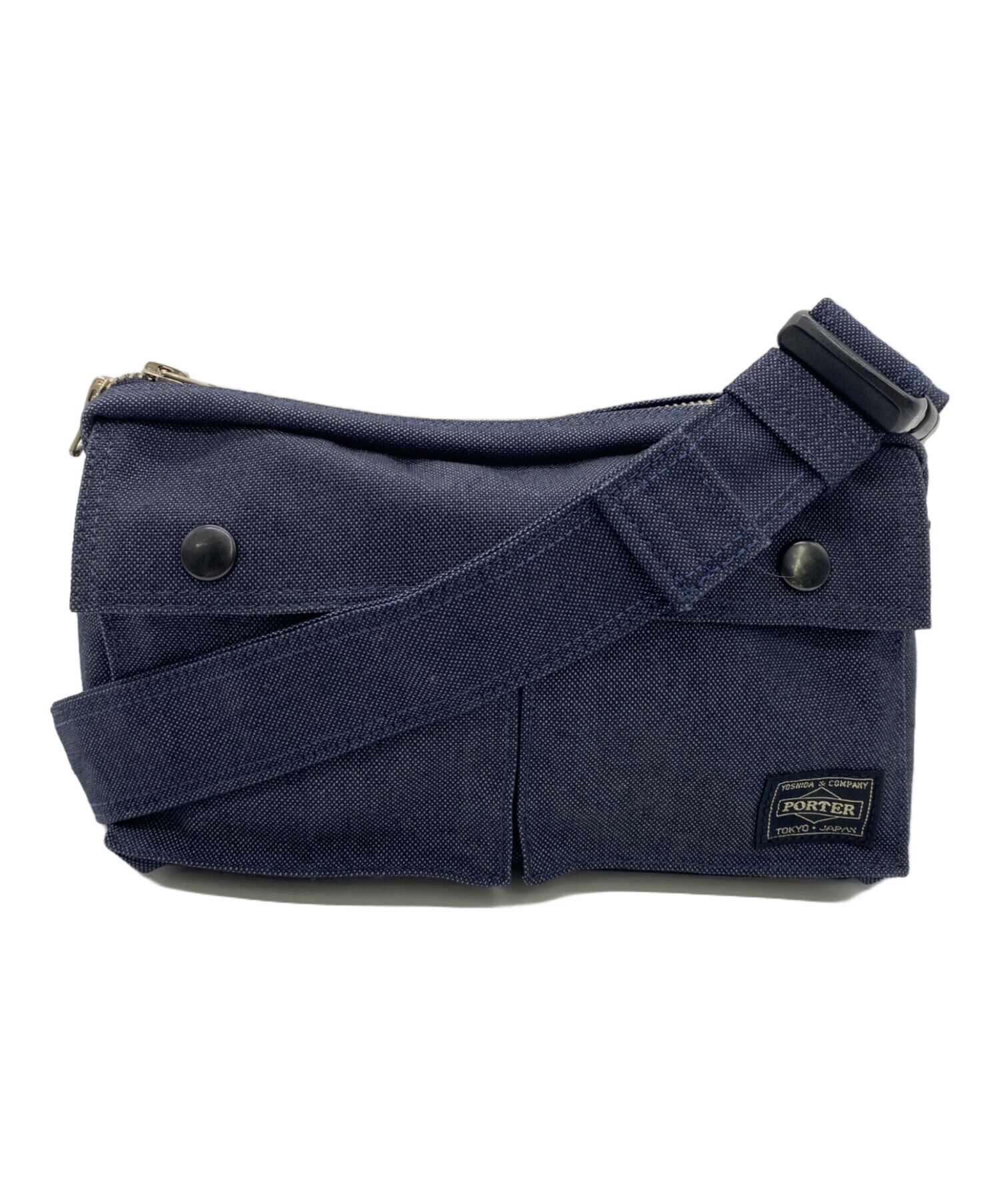 中古・古着通販】PORTER (ポーター) ウエストバッグ ネイビー サイズ 