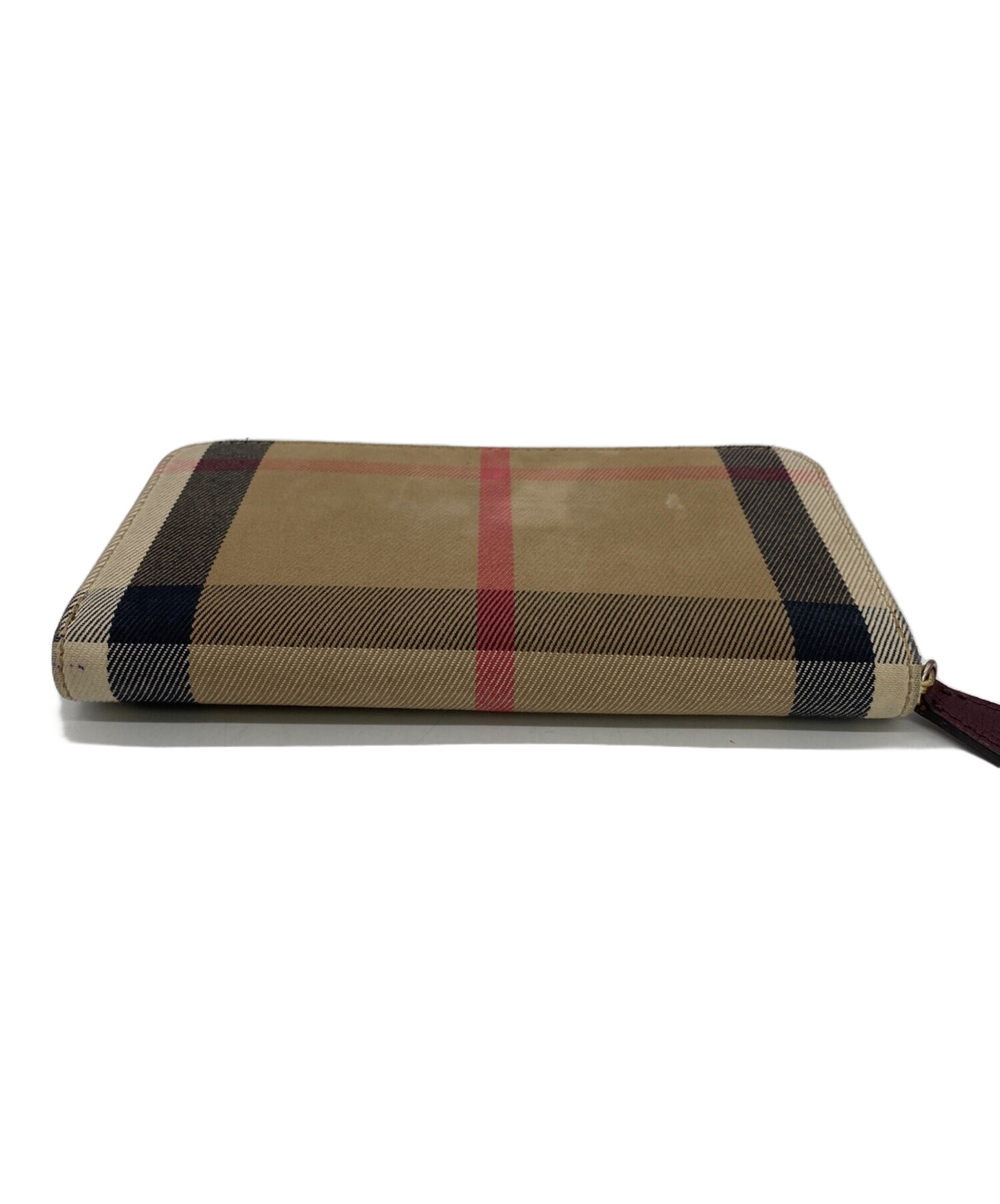 中古・古着通販】BURBERRY (バーバリー) ラウンドファスナー長財布