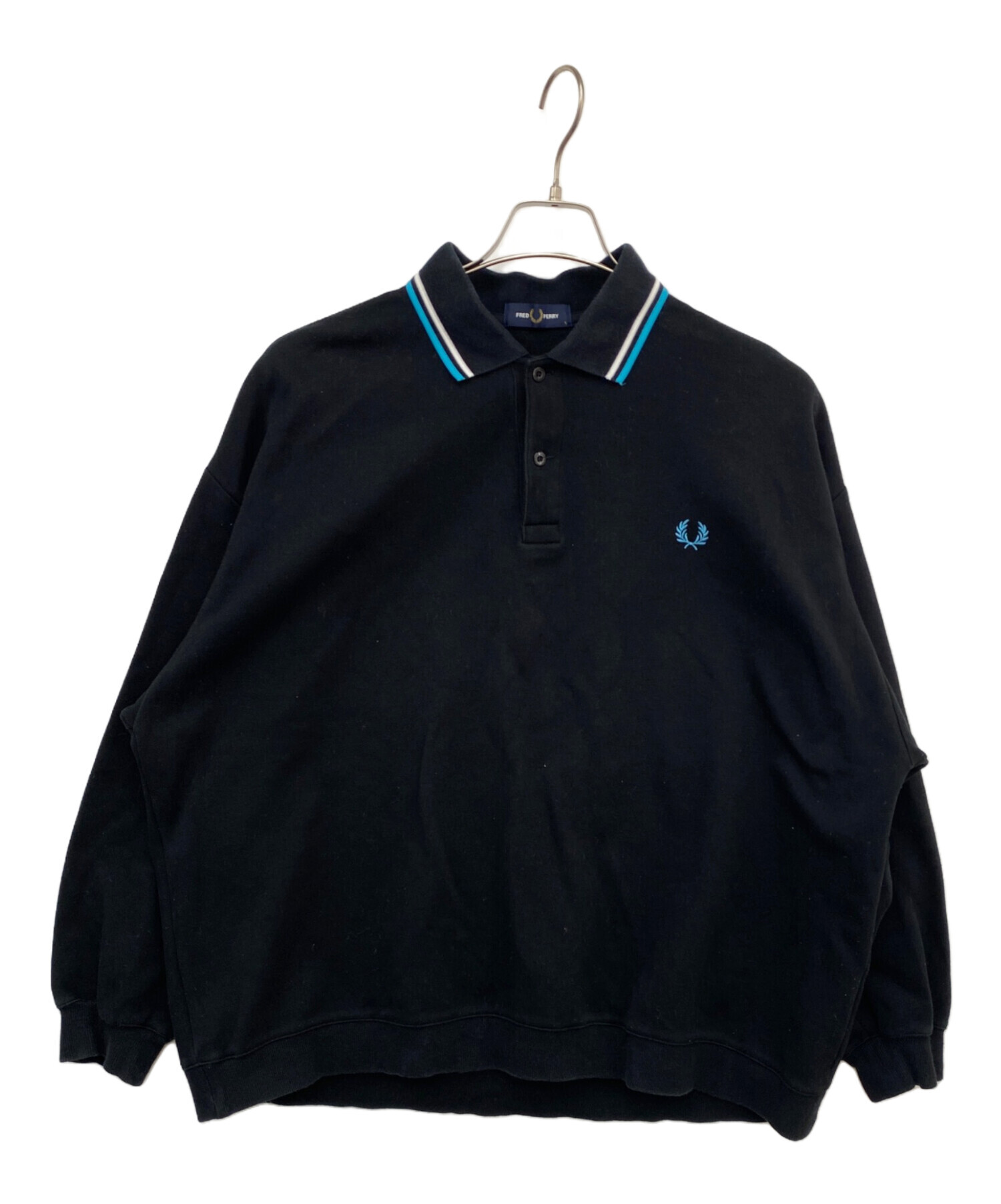 中古・古着通販】FRED PERRY (フレッドペリー) ポロシャツ ブラック