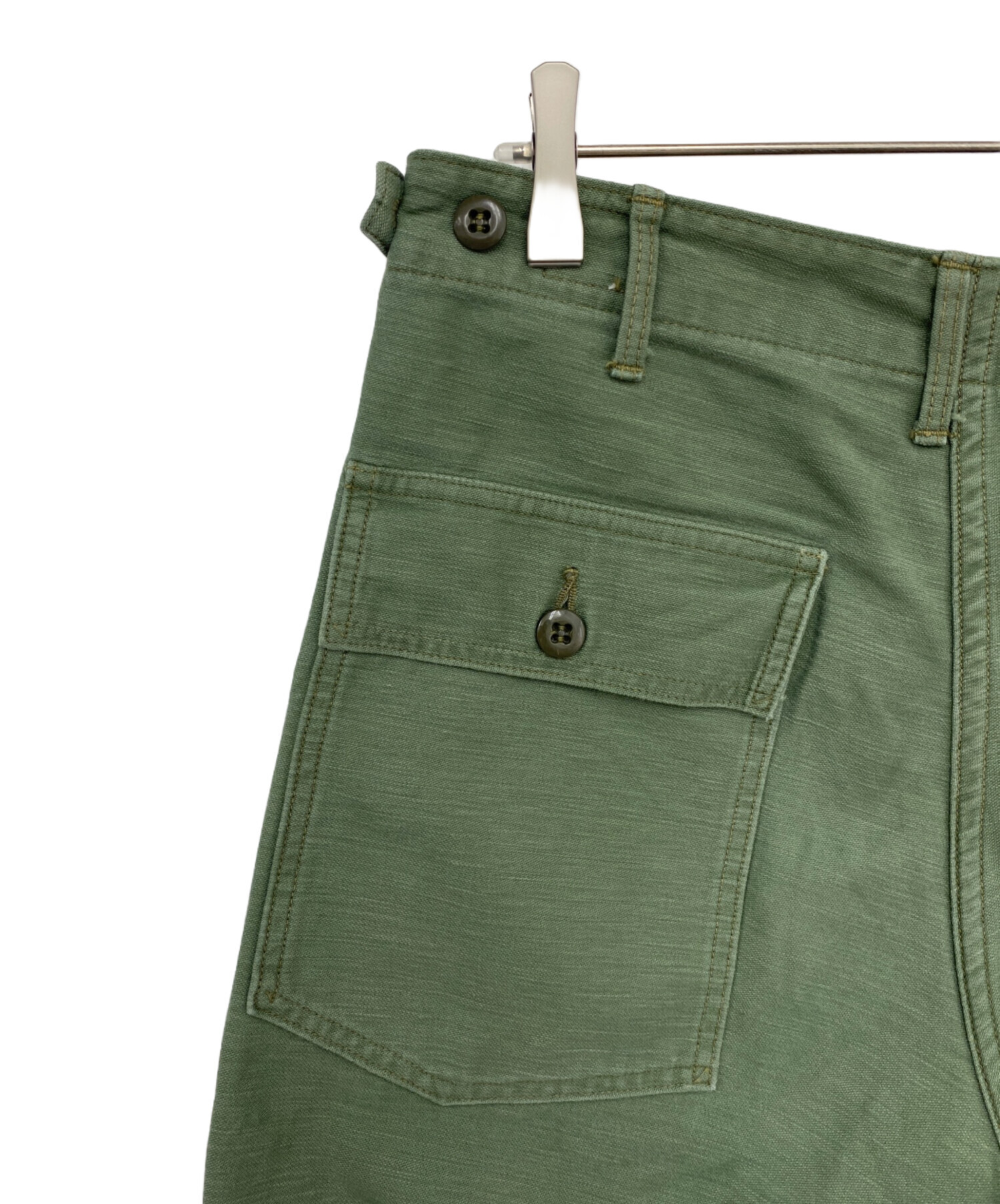 Orslow ベイカーパンツ　ミリタリー　緑　グリーン　日本製　2 中古・古着通販】orSlow (オアスロウ) ミリタリーベイカーパンツ