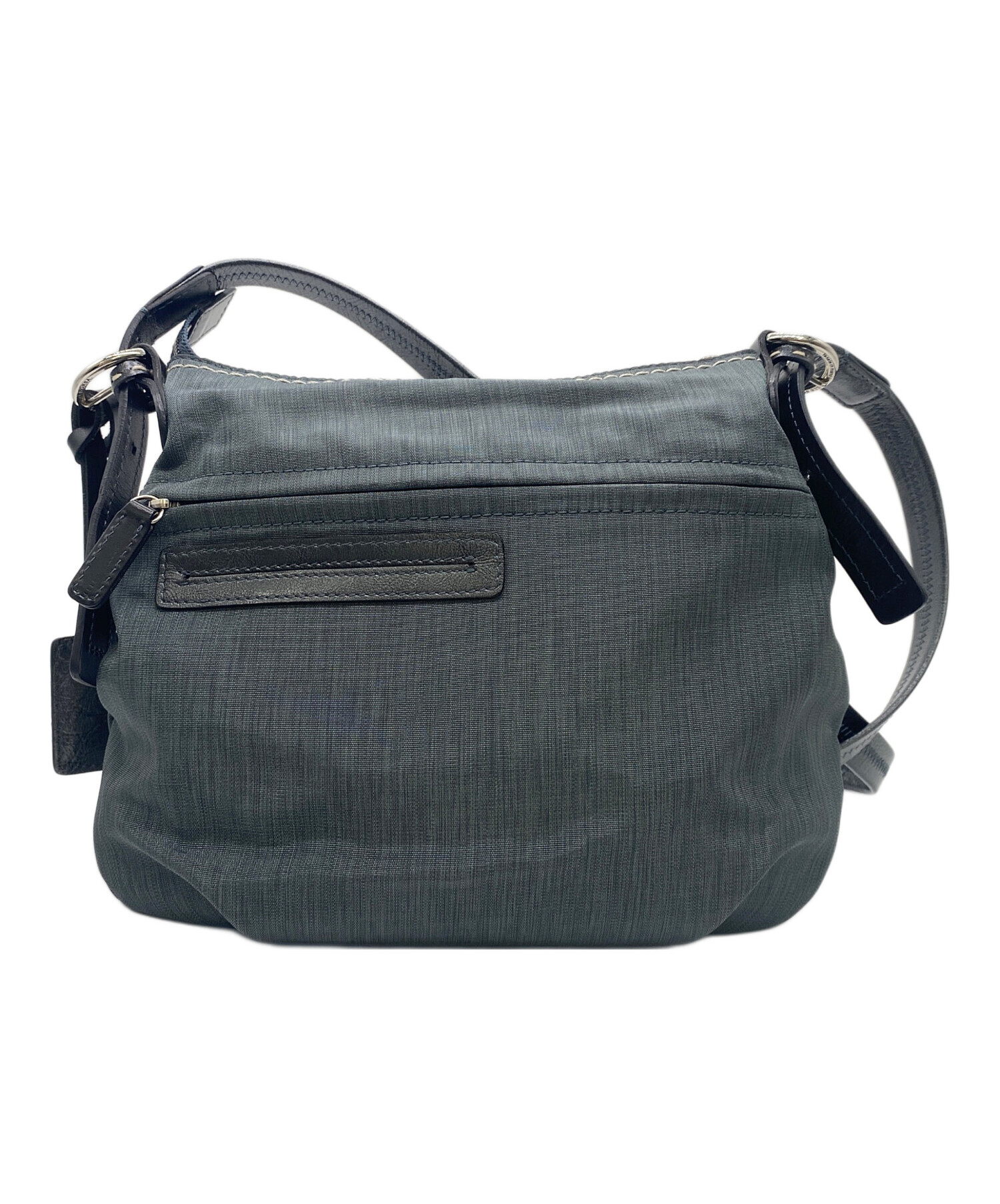 中古・古着通販】PELLE BORSA (ペレボルサ) ショルダーバッグ グレー