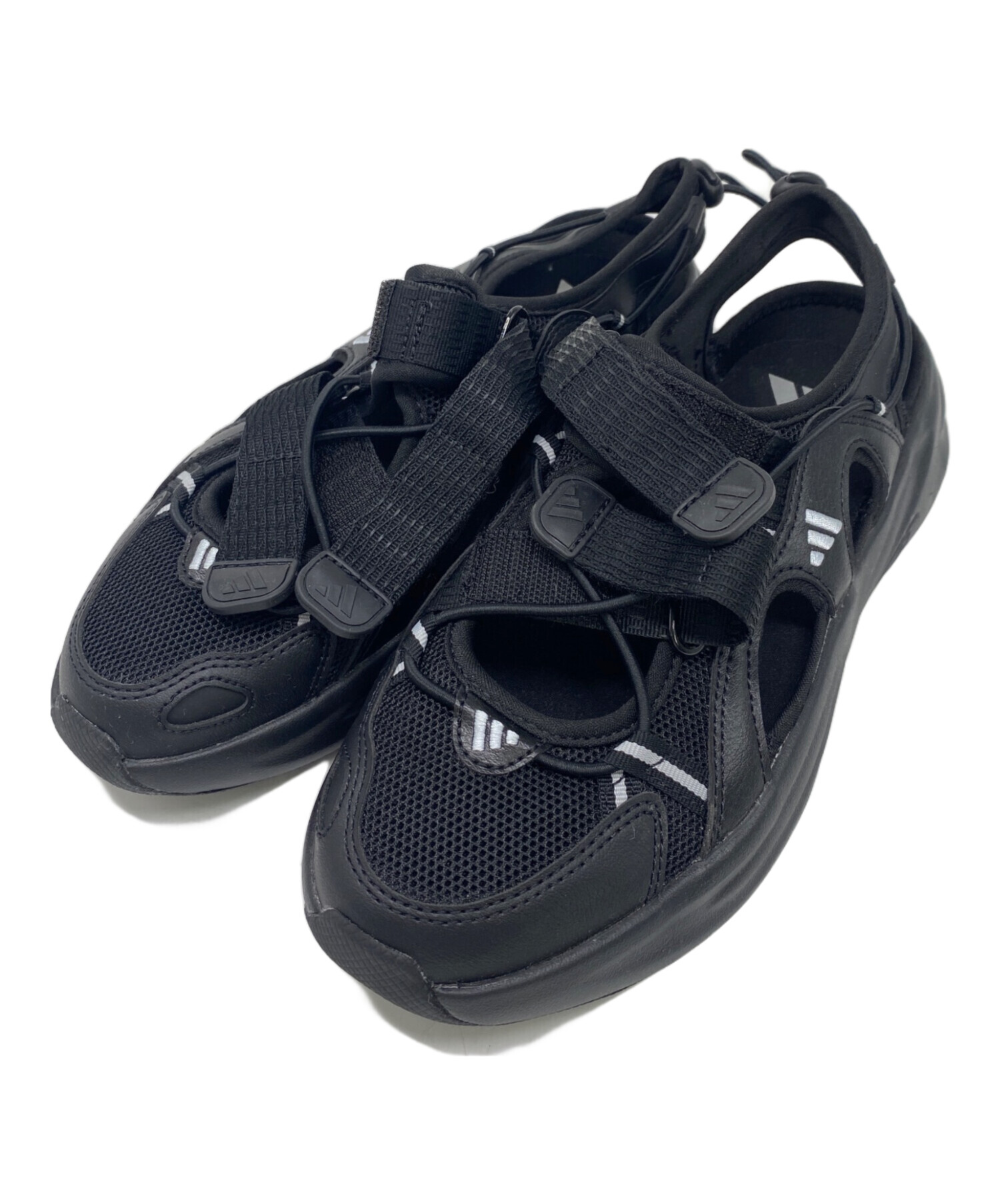 中古・古着通販】adidas (アディダス) スポーツサンダル ブラック