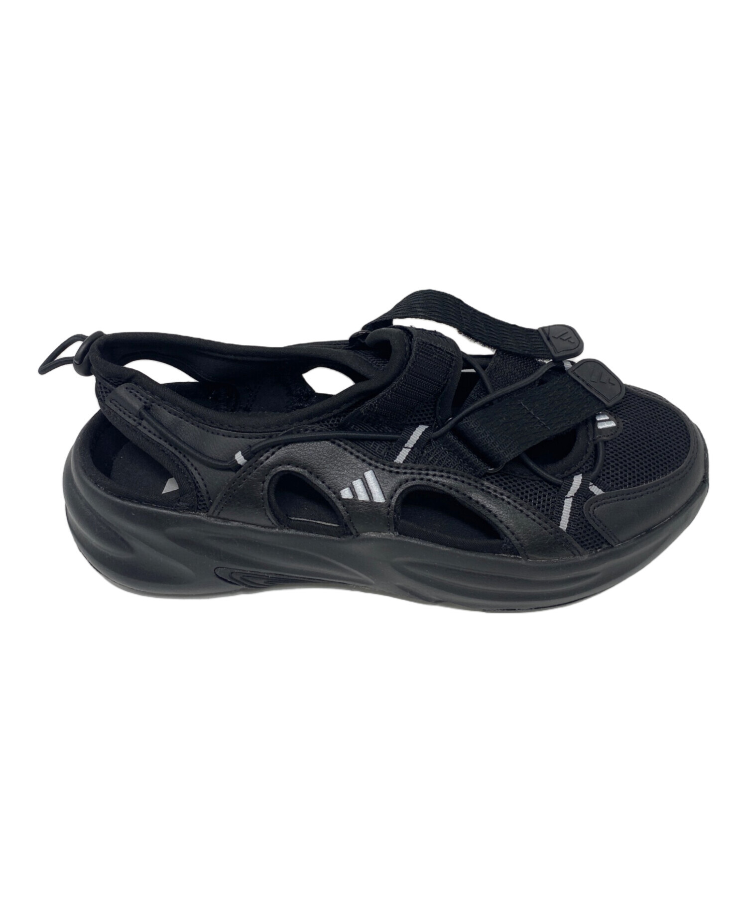 中古・古着通販】adidas (アディダス) スポーツサンダル ブラック