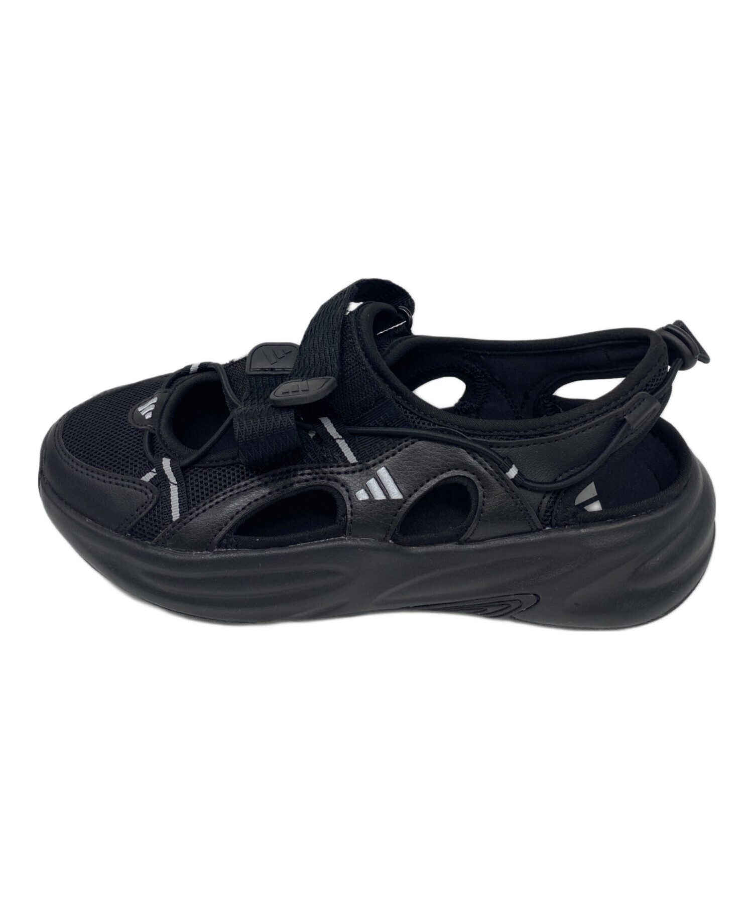 中古・古着通販】adidas (アディダス) スポーツサンダル ブラック