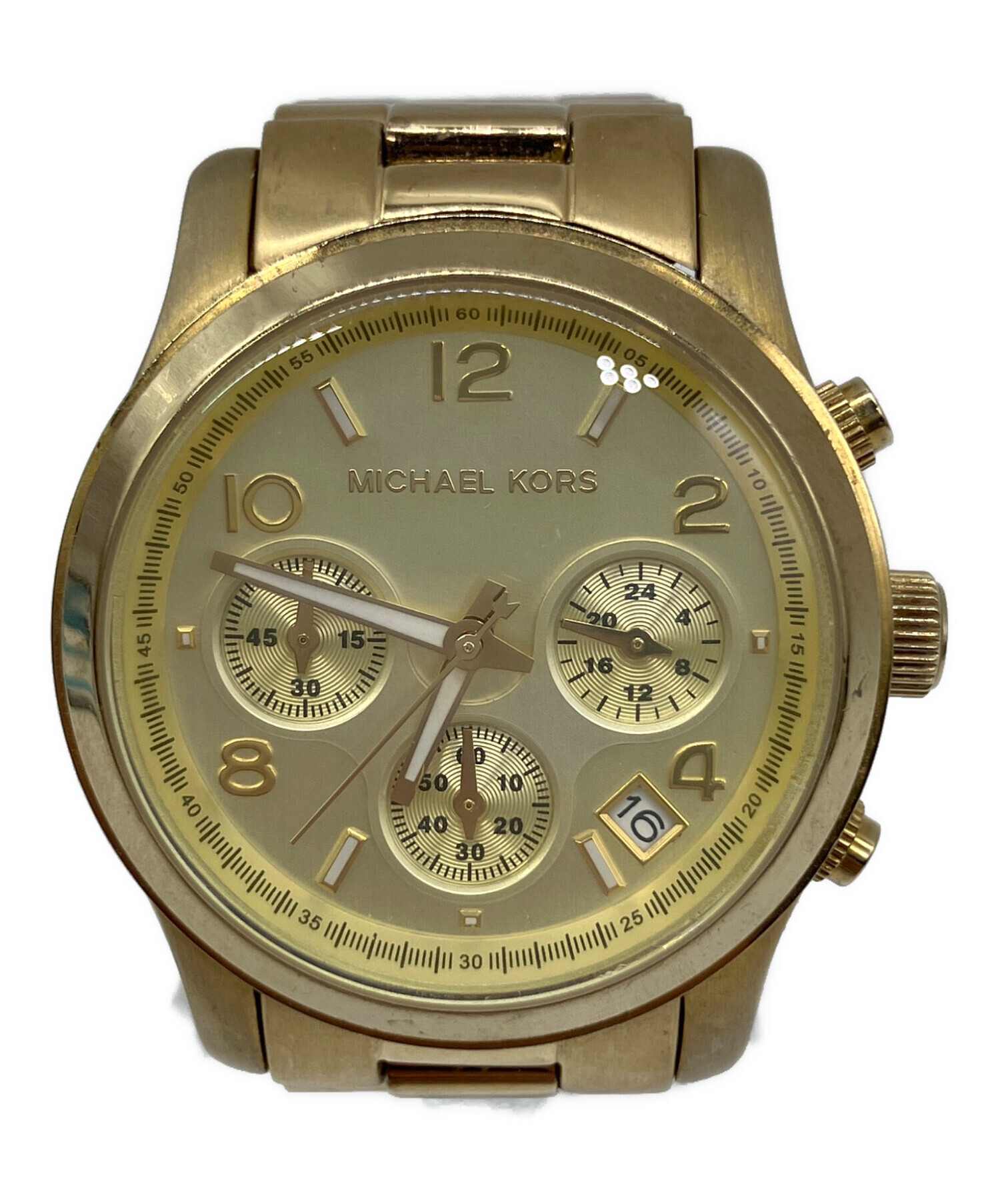 中古・古着通販】MICHAEL KORS (マイケルコース) 腕時計 ゴールド 