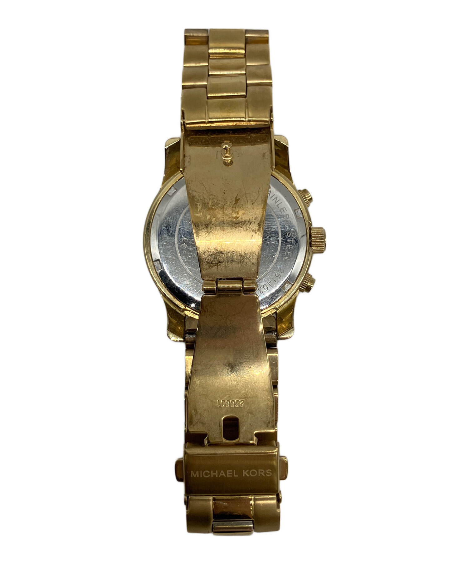 中古・古着通販】MICHAEL KORS (マイケルコース) 腕時計 ゴールド