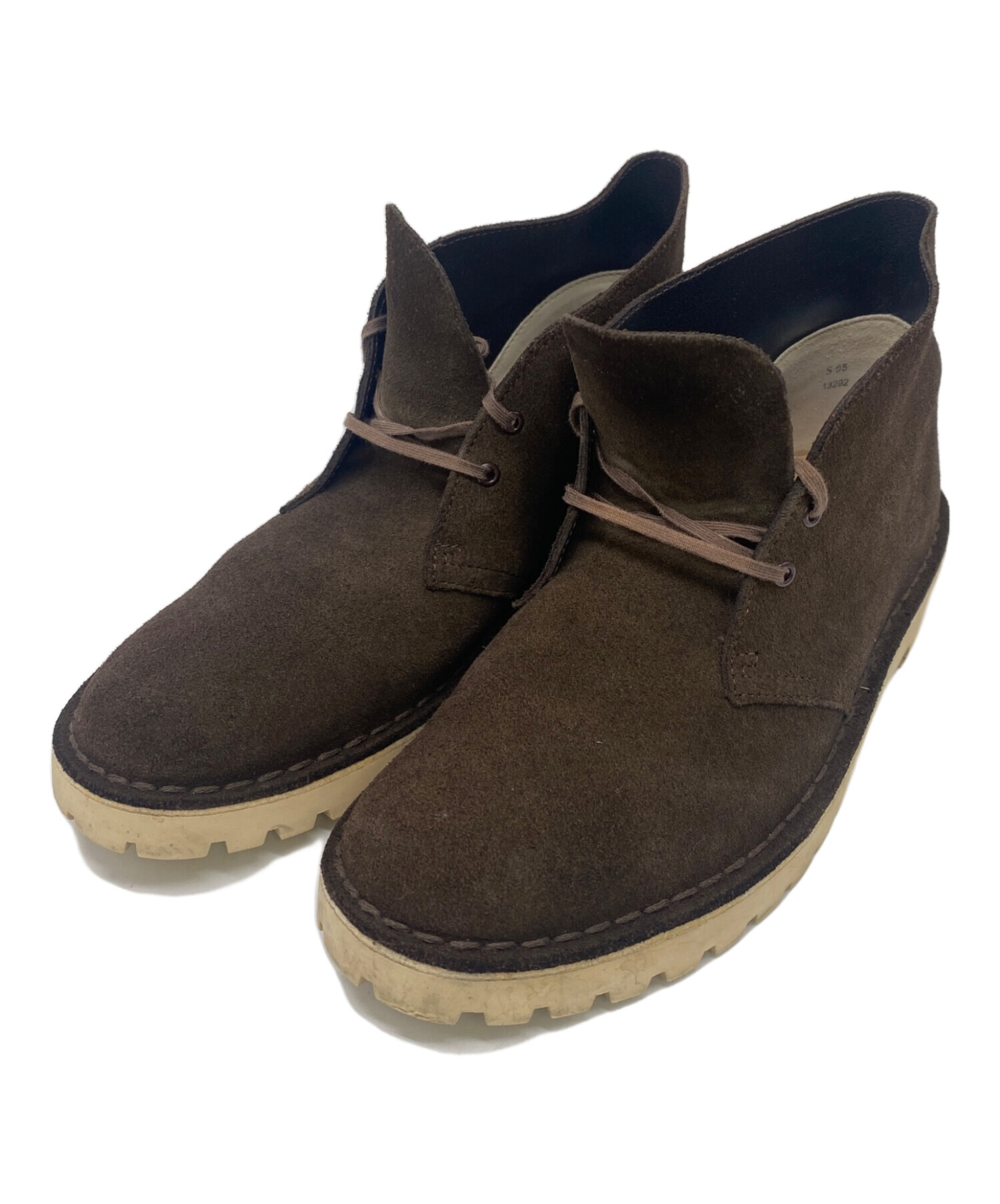 中古・古着通販】CLARKS (クラークス) デザートブーツ ブラウン サイズ