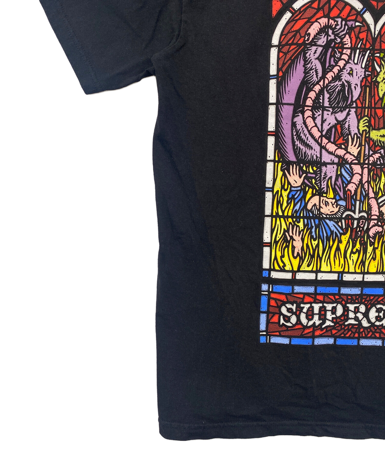 中古・古着通販】SUPREME (シュプリーム) 半袖Tシャツ ブラック サイズ