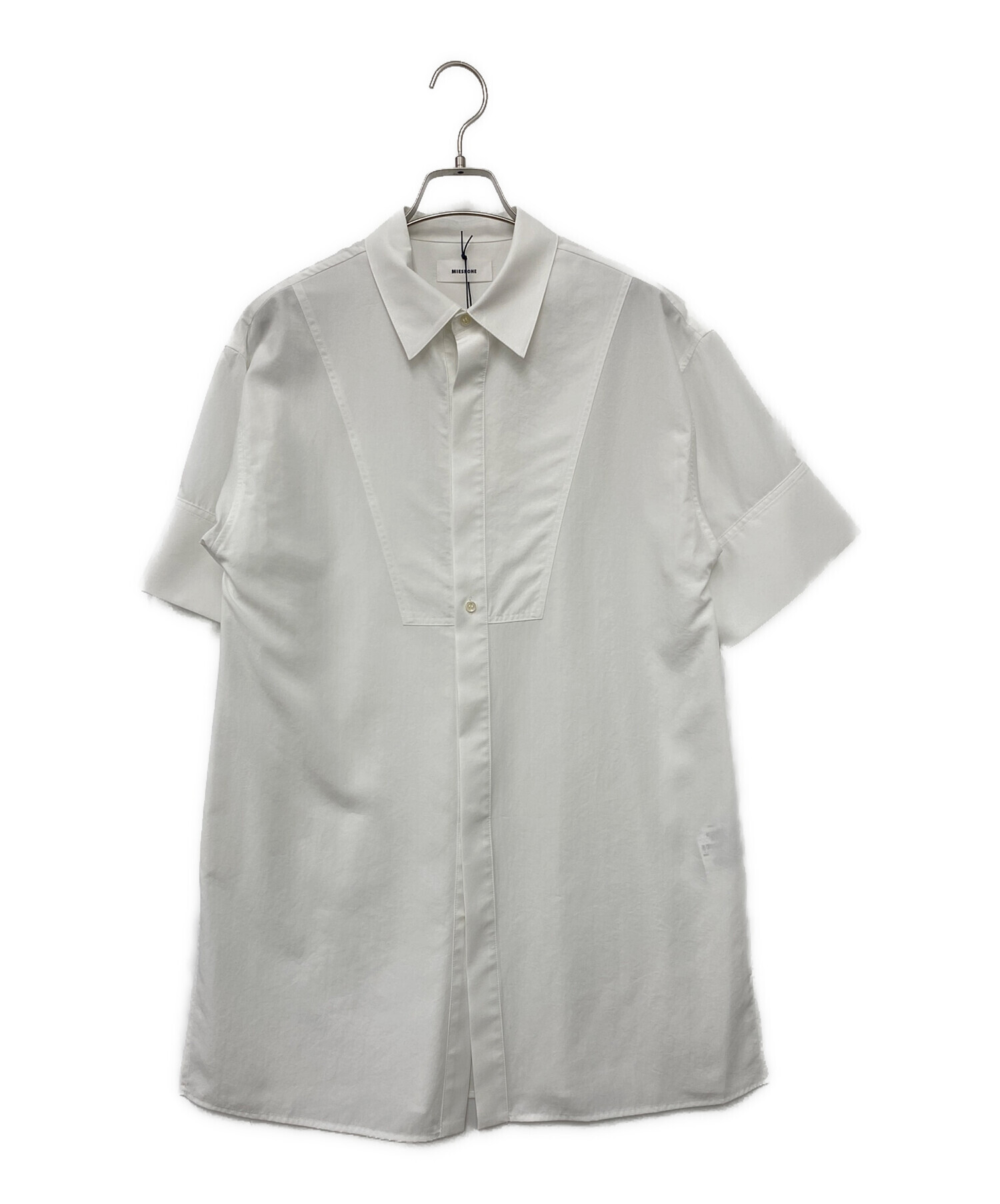 中古・古着通販】MIESROHE (ミースロエ) 半袖シャツ ホワイト サイズ 
