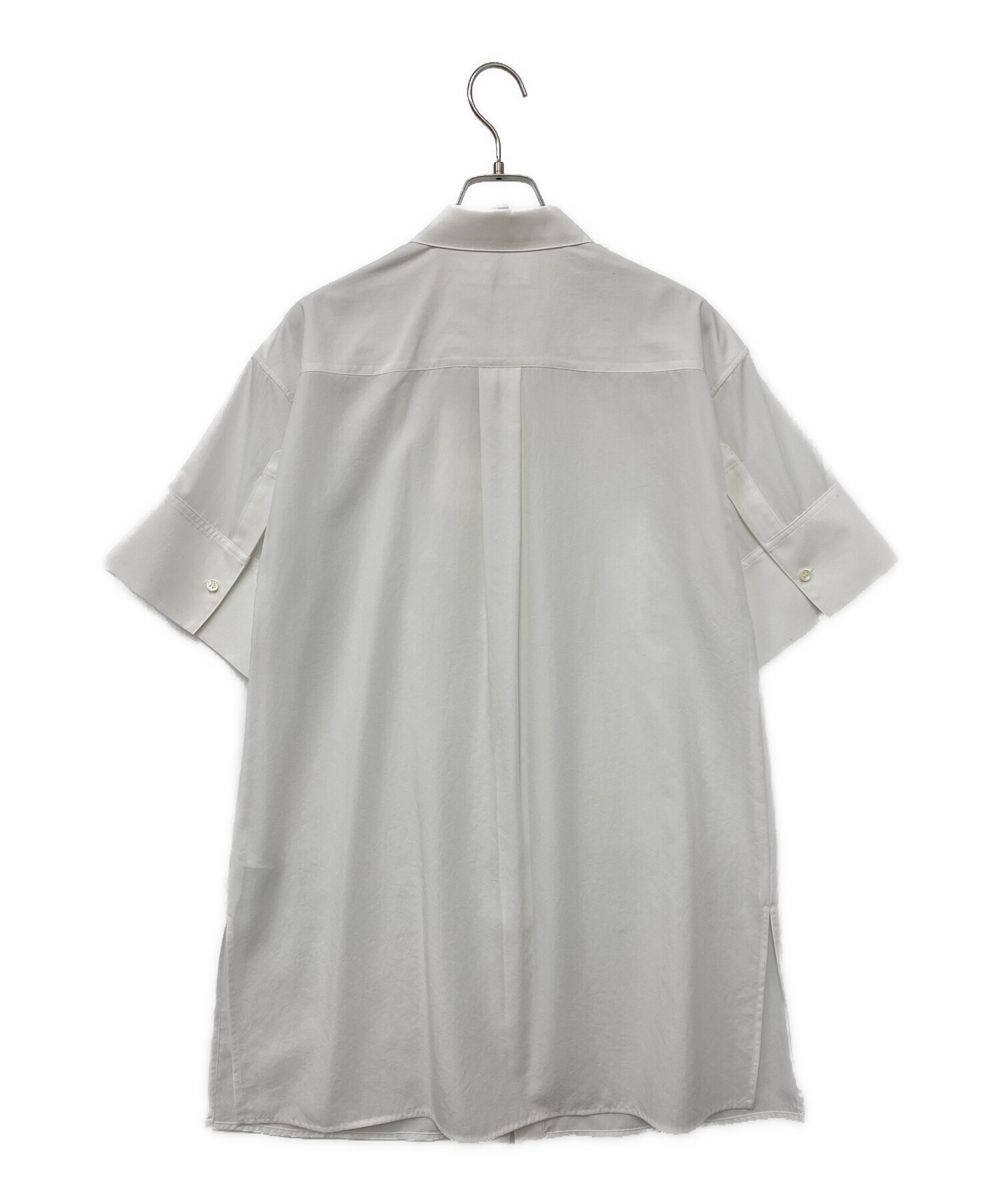 中古・古着通販】MIESROHE (ミースロエ) 半袖シャツ ホワイト サイズ 