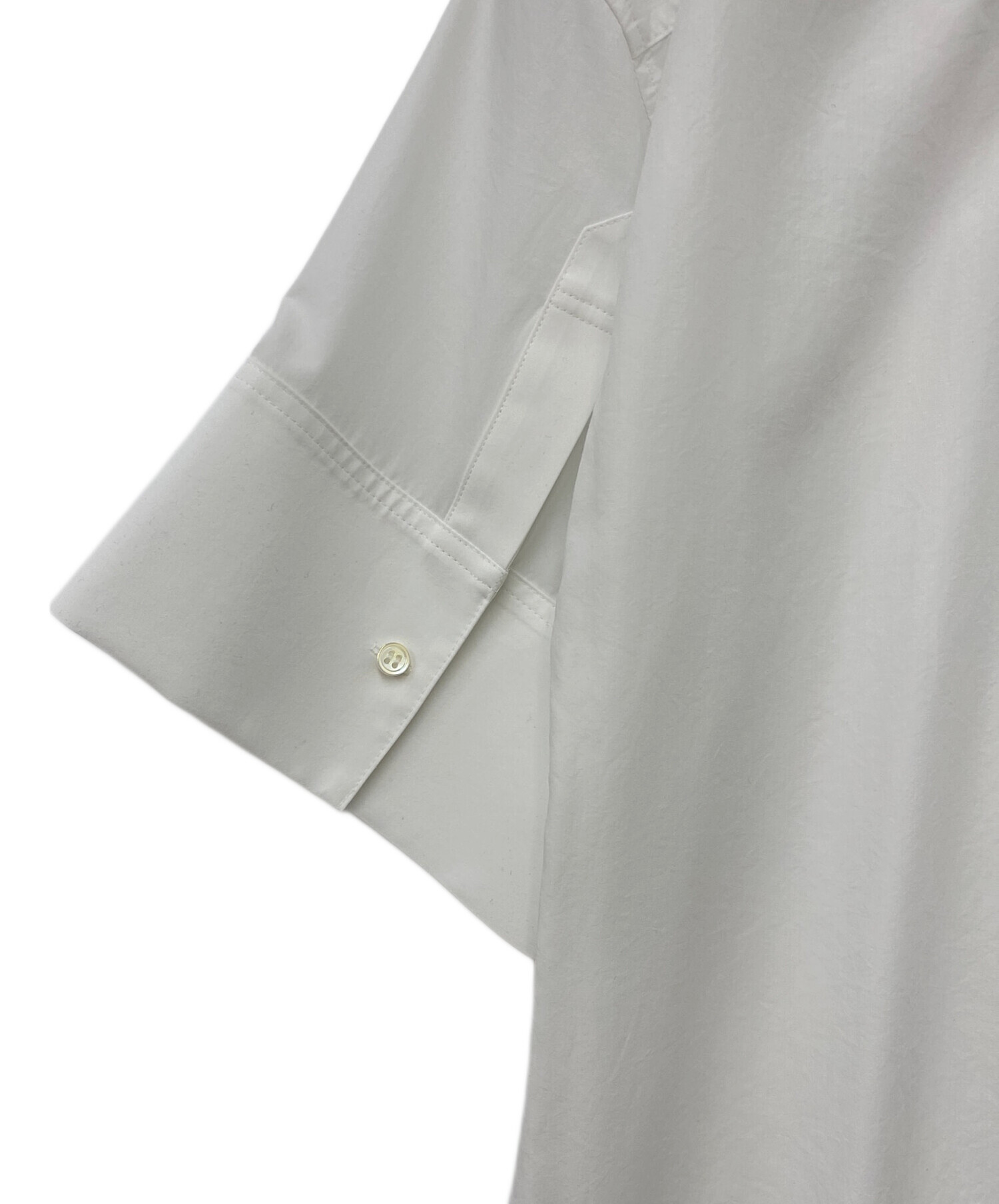 中古・古着通販】MIESROHE (ミースロエ) 半袖シャツ ホワイト サイズ 