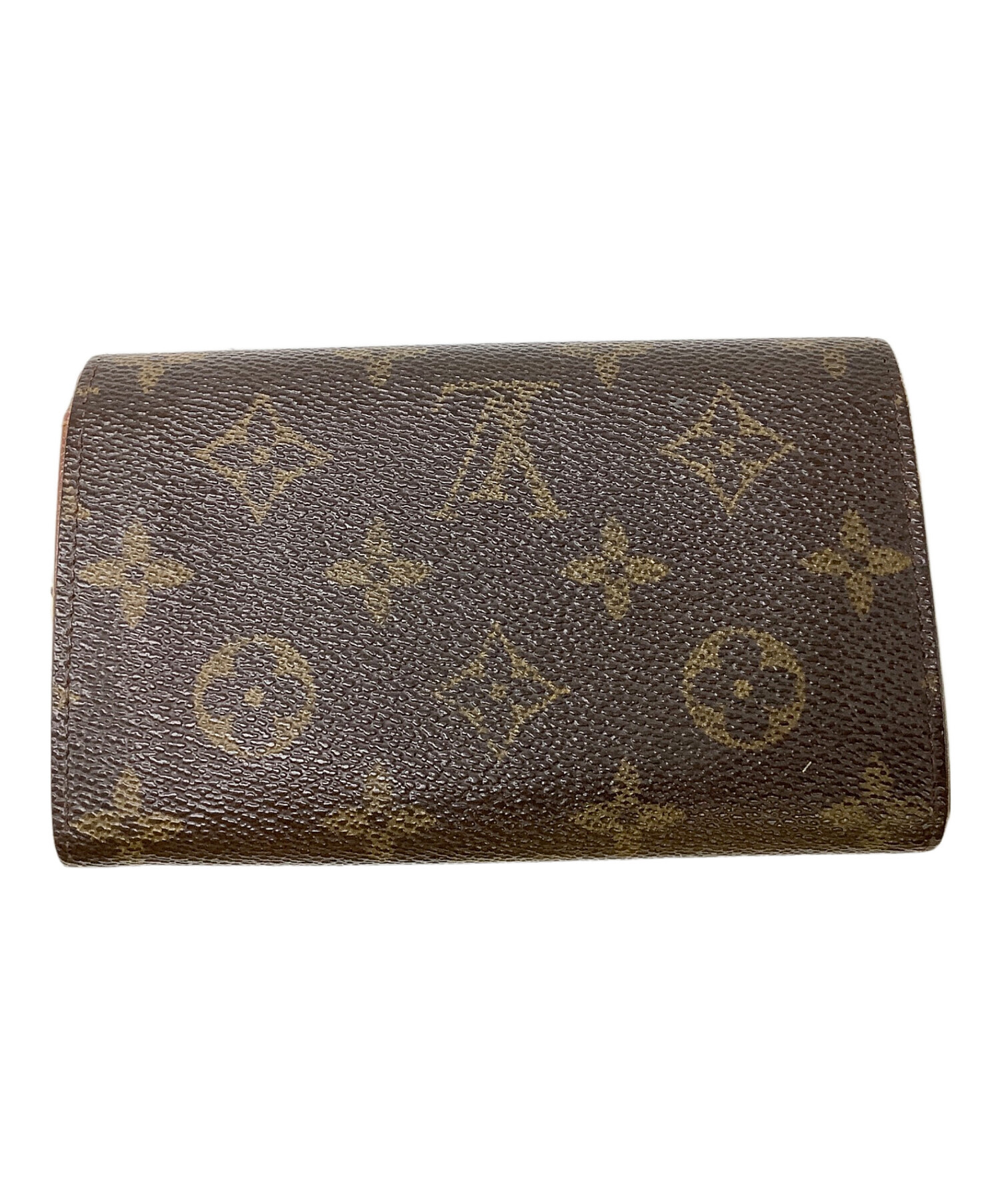 良品！LOUIS VUITTON 二つ折り財布 ブラウン 中古・古着通販】LOUIS VUITTON (ルイ ヴィトン) 2つ折り財布 ブラウン