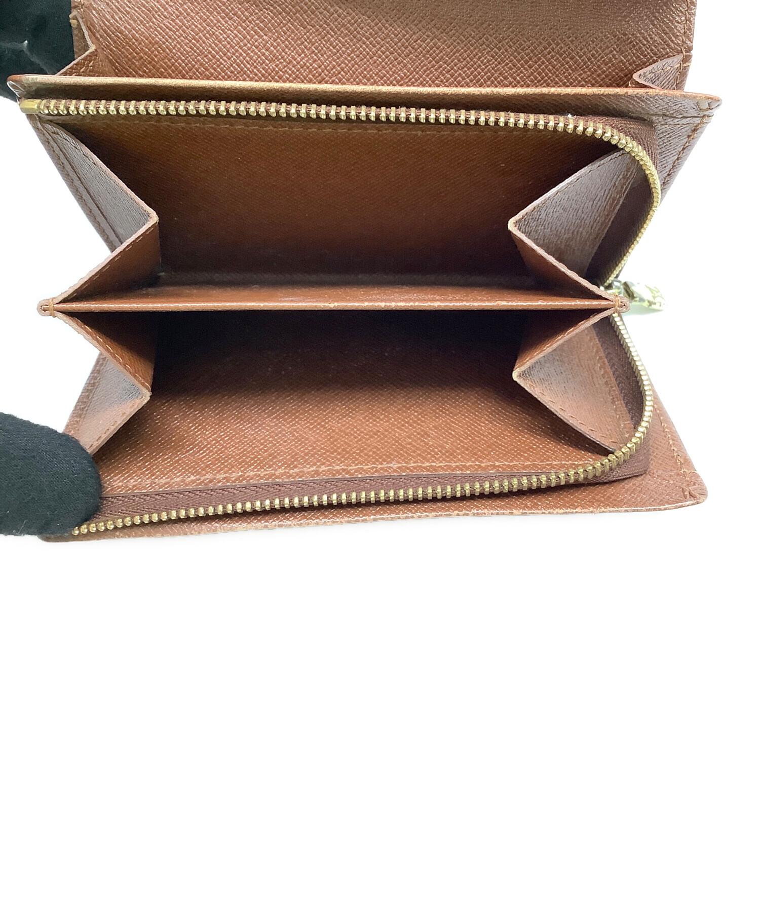中古・古着通販】LOUIS VUITTON (ルイ ヴィトン) 2つ折り財布 ブラウン
